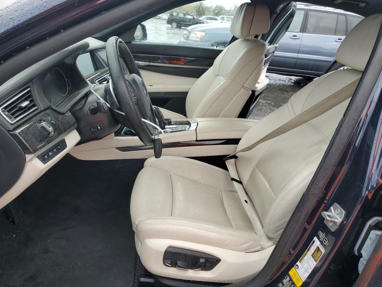 2014 Bmw 750 Xi Blue vin: WBAYB6C52ED224892
