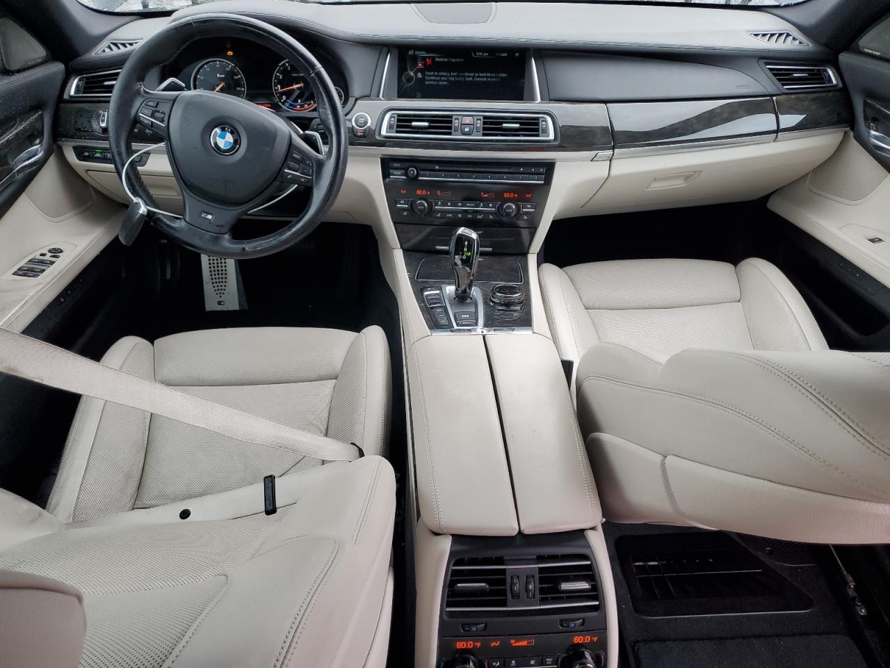 2014 Bmw 750 Xi Blue vin: WBAYB6C52ED224892