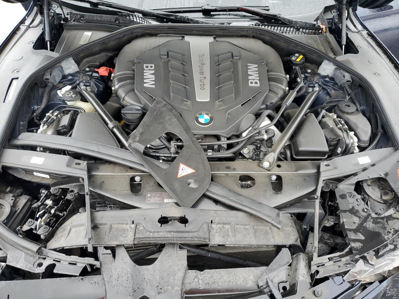 2014 Bmw 750 Xi Blue vin: WBAYB6C52ED224892