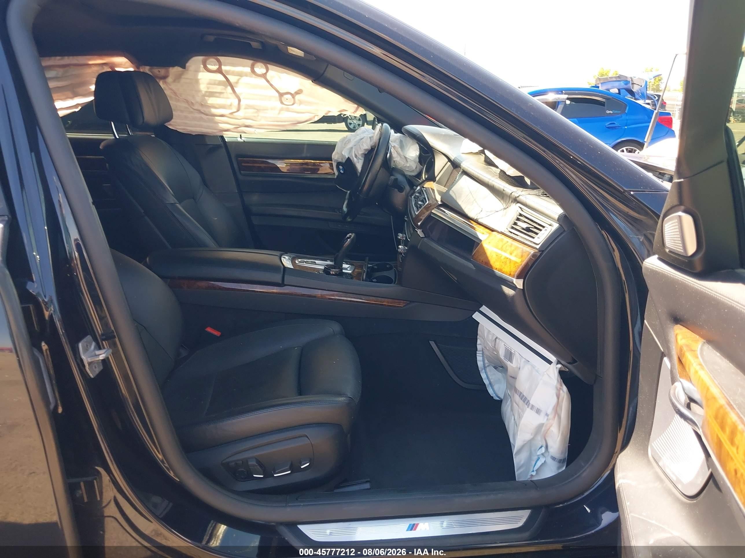2014 Bmw 750i Xdrive Dark Blue vin: WBAYB6C52ED225069