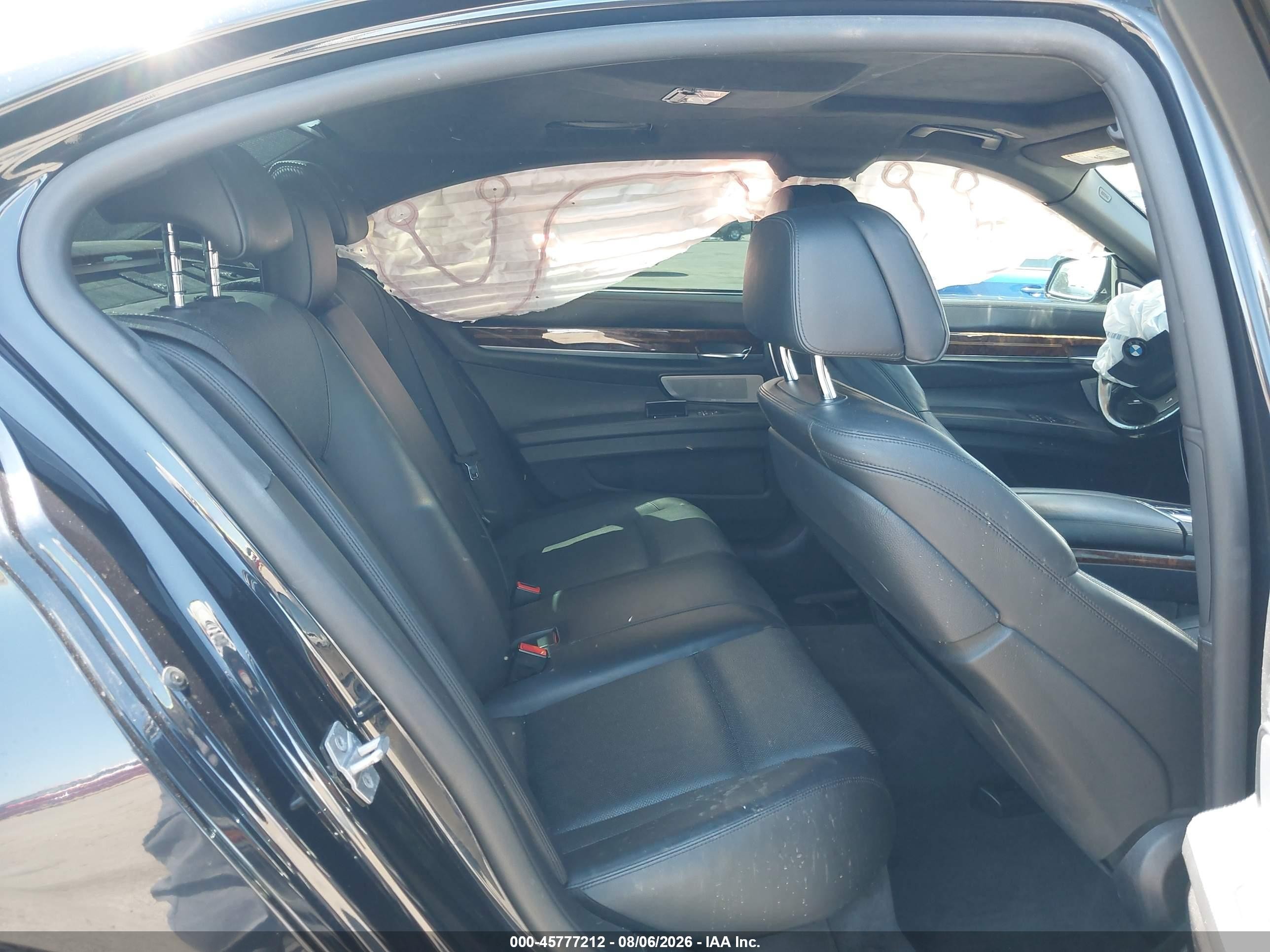 2014 Bmw 750i Xdrive Dark Blue vin: WBAYB6C52ED225069