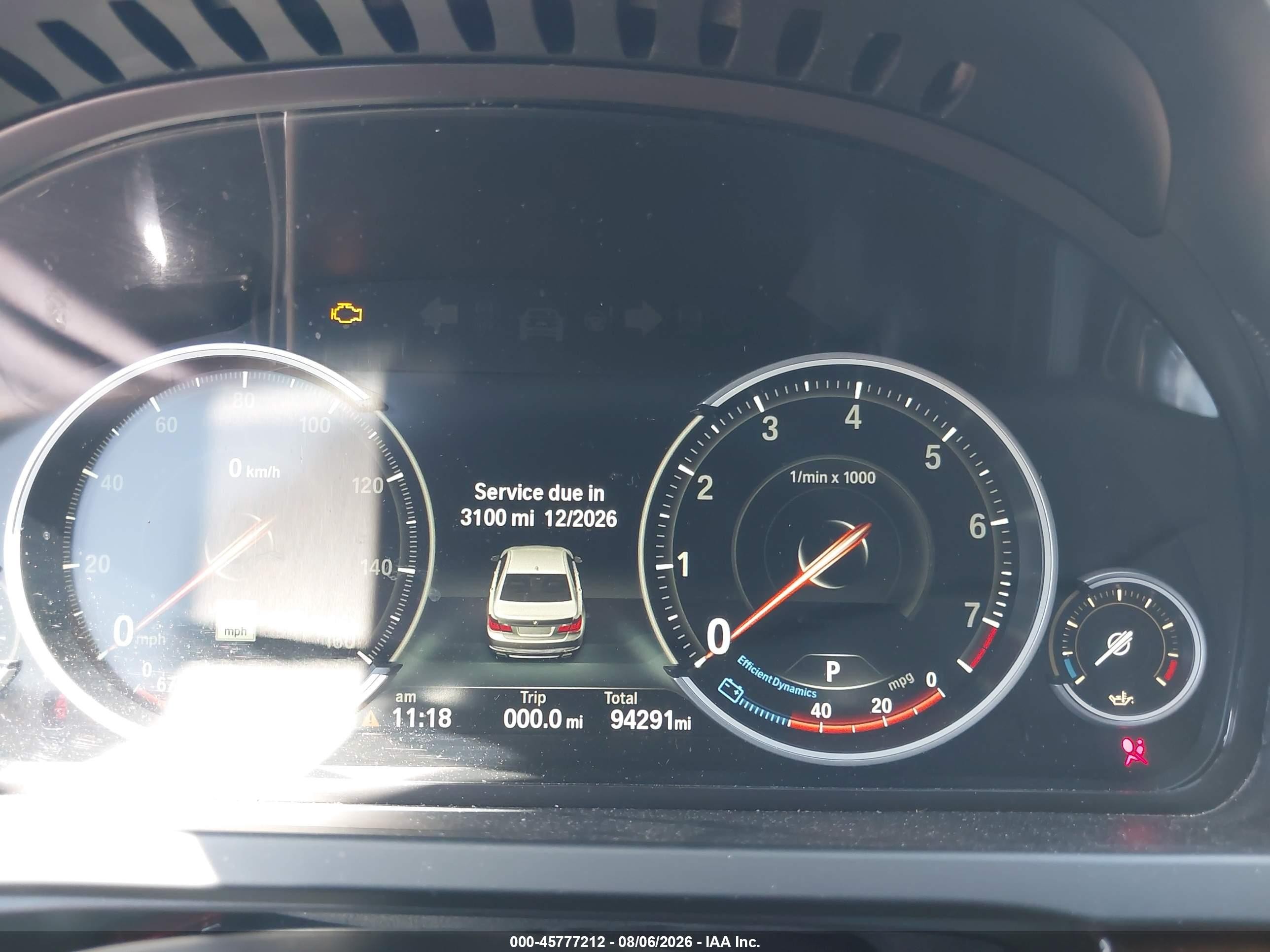2014 Bmw 750i Xdrive Dark Blue vin: WBAYB6C52ED225069