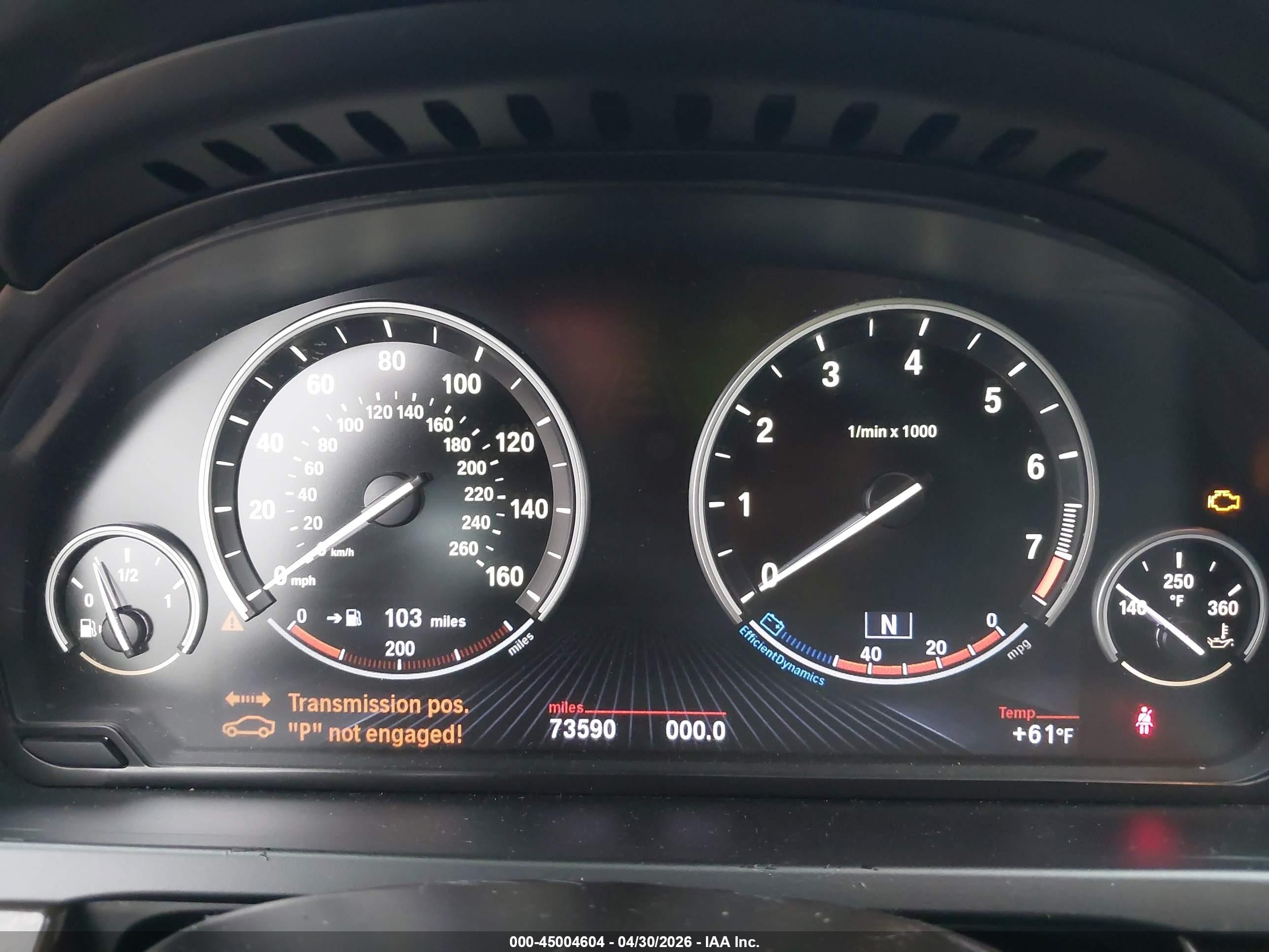 2013 Bmw 750i Xdrive White vin: WBAYB6C53DC998329