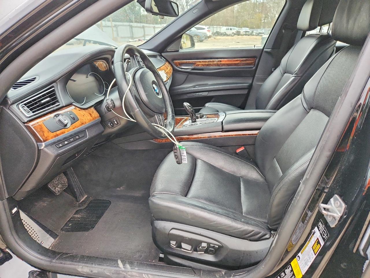 2014 Bmw 750 Xi Черный vin: WBAYB6C53ED224478