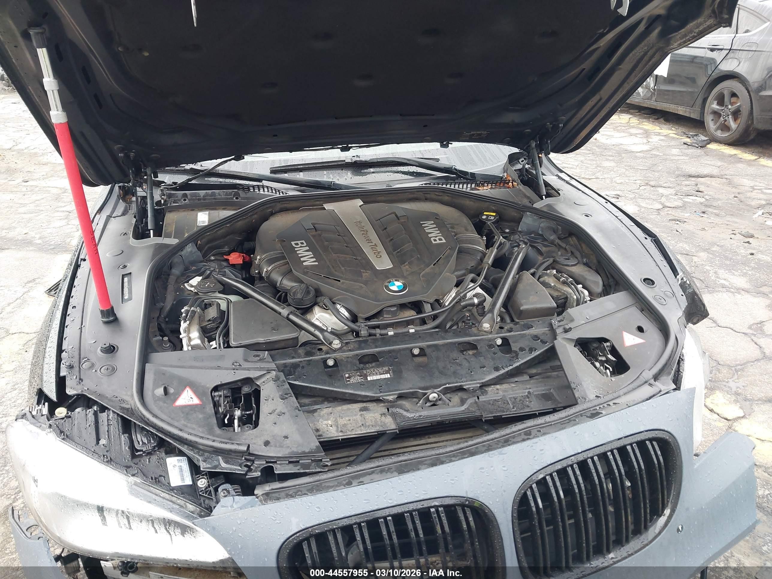 2014 Bmw 750i Xdrive Black vin: WBAYB6C54ED225171