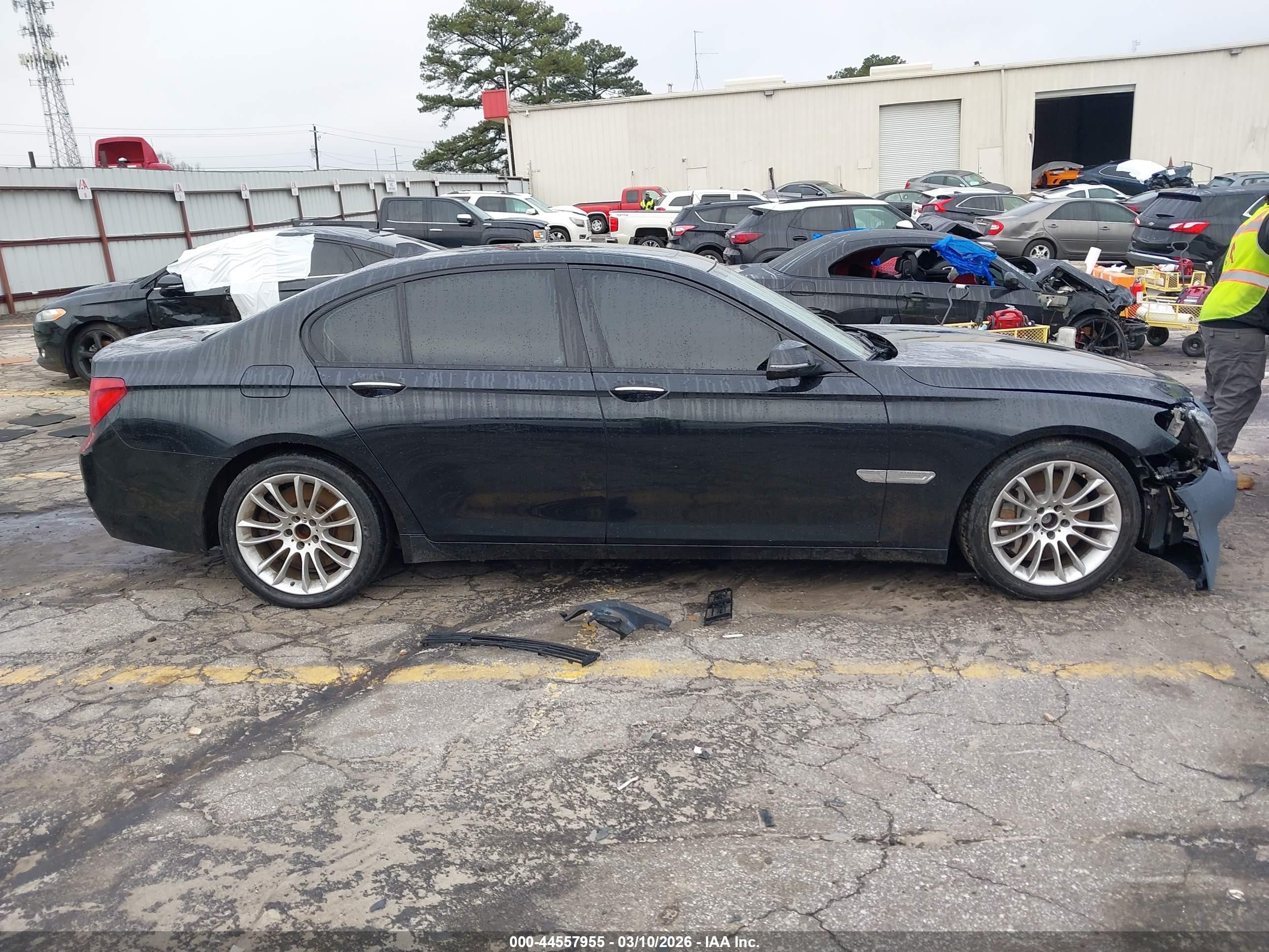 2014 Bmw 750i Xdrive Black vin: WBAYB6C54ED225171
