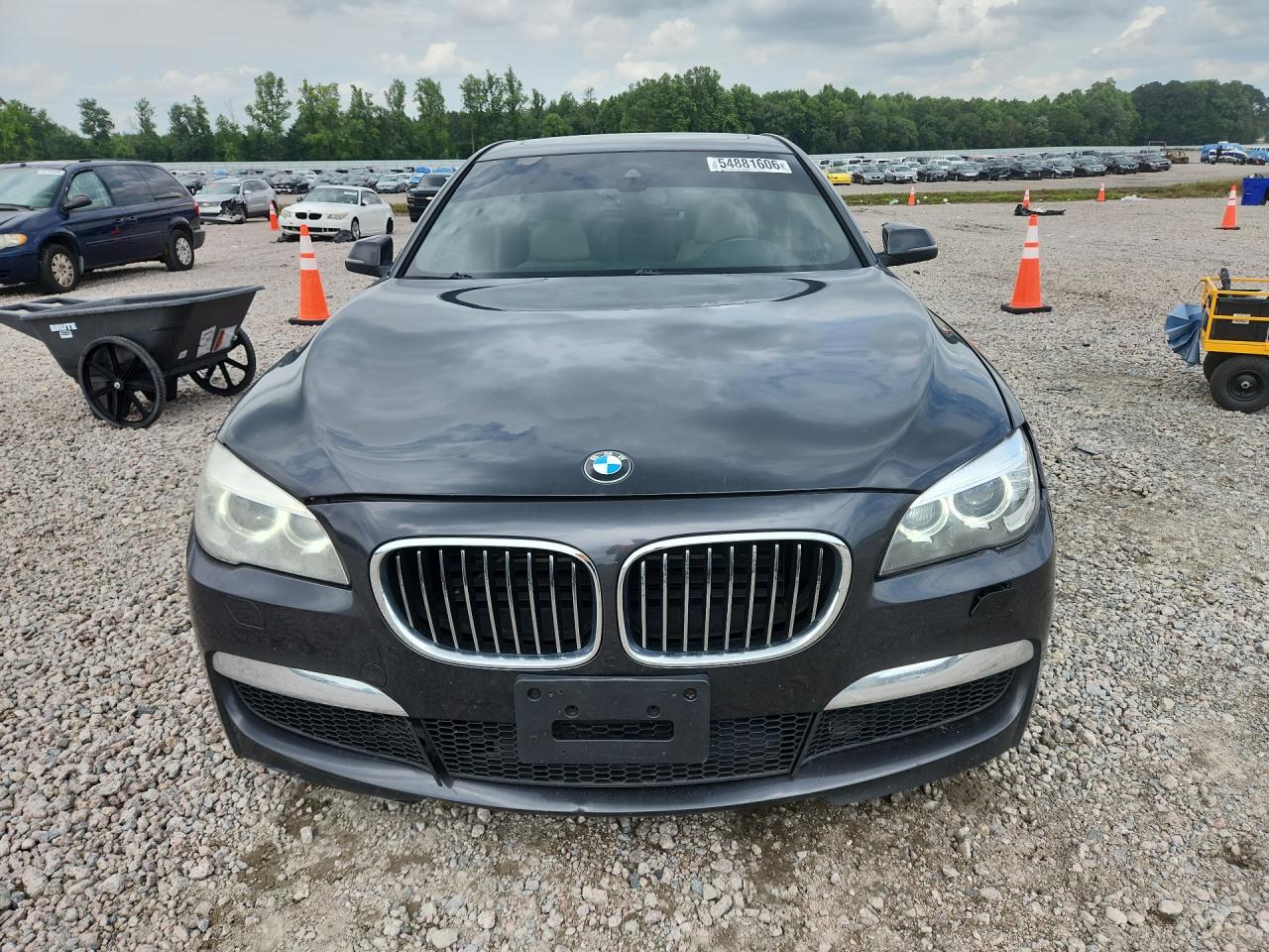 2013 Bmw 750 Xi Gray vin: WBAYB6C55DC997991