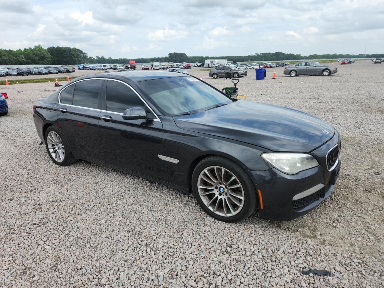 2013 Bmw 750 Xi Gray vin: WBAYB6C55DC997991
