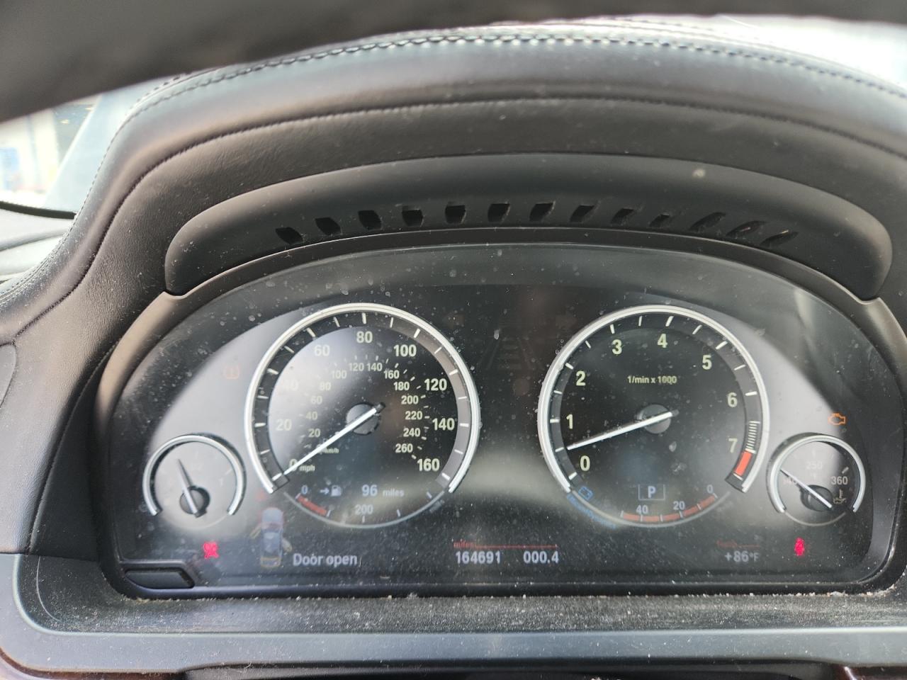 2013 Bmw 750 Xi Gray vin: WBAYB6C55DC997991