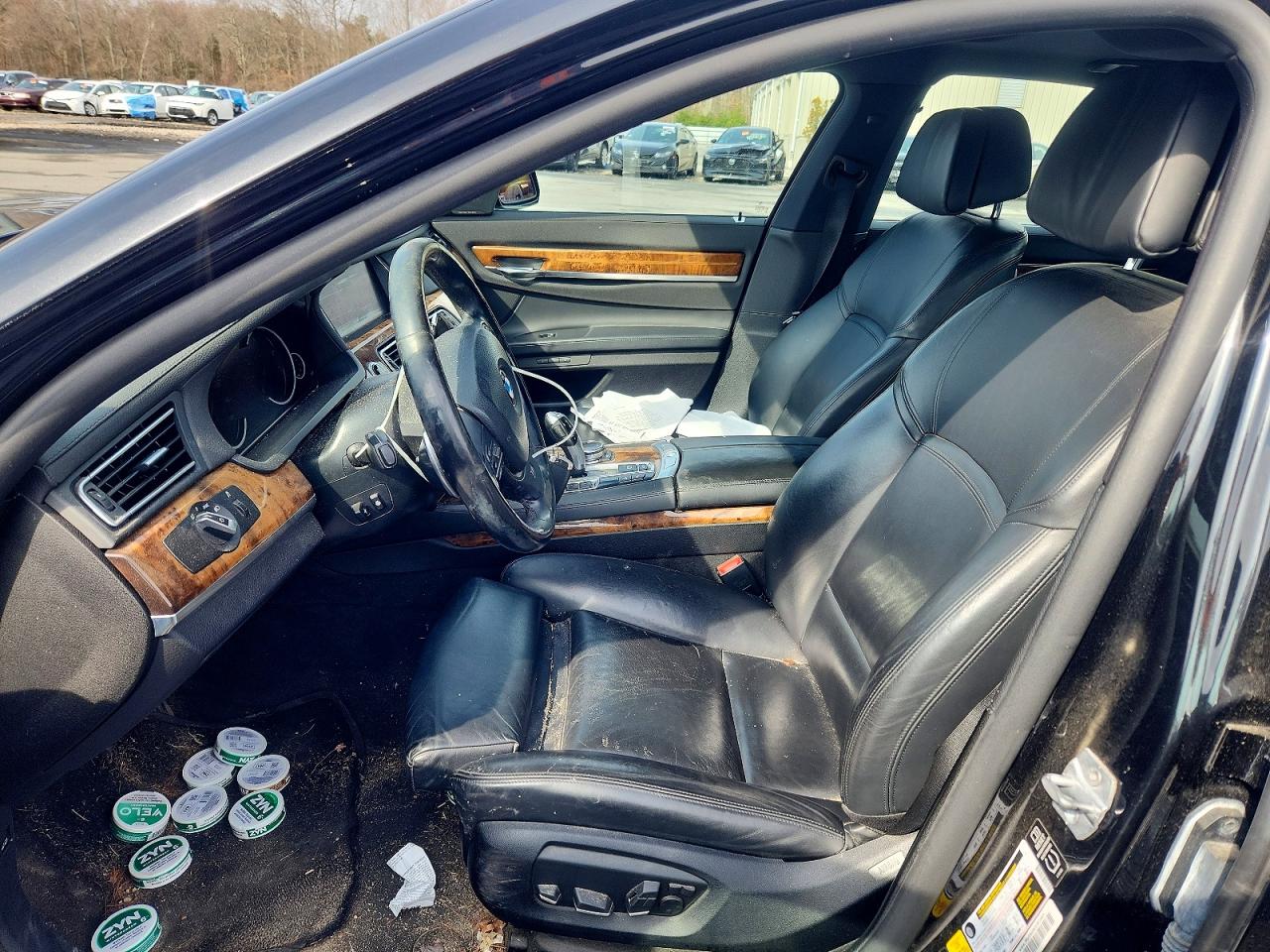 2014 Bmw 750 Black vin: WBAYB6C55ED224188