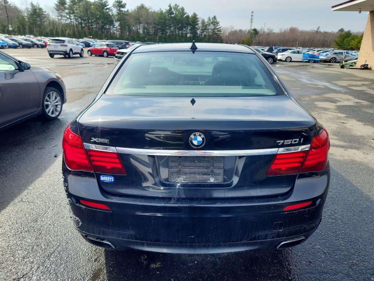 2014 Bmw 750 Black vin: WBAYB6C55ED224188