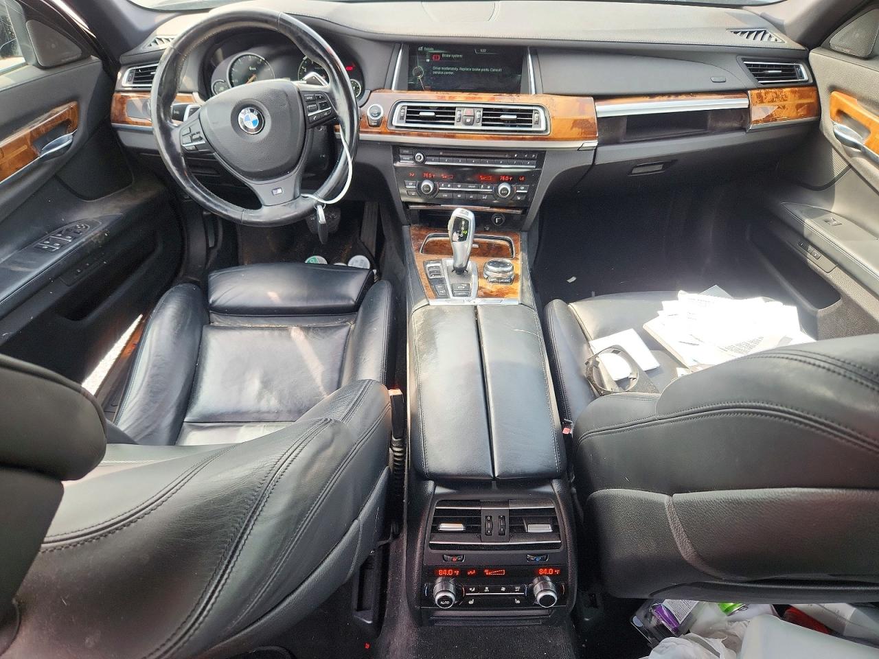 2014 Bmw 750 Black vin: WBAYB6C55ED224188