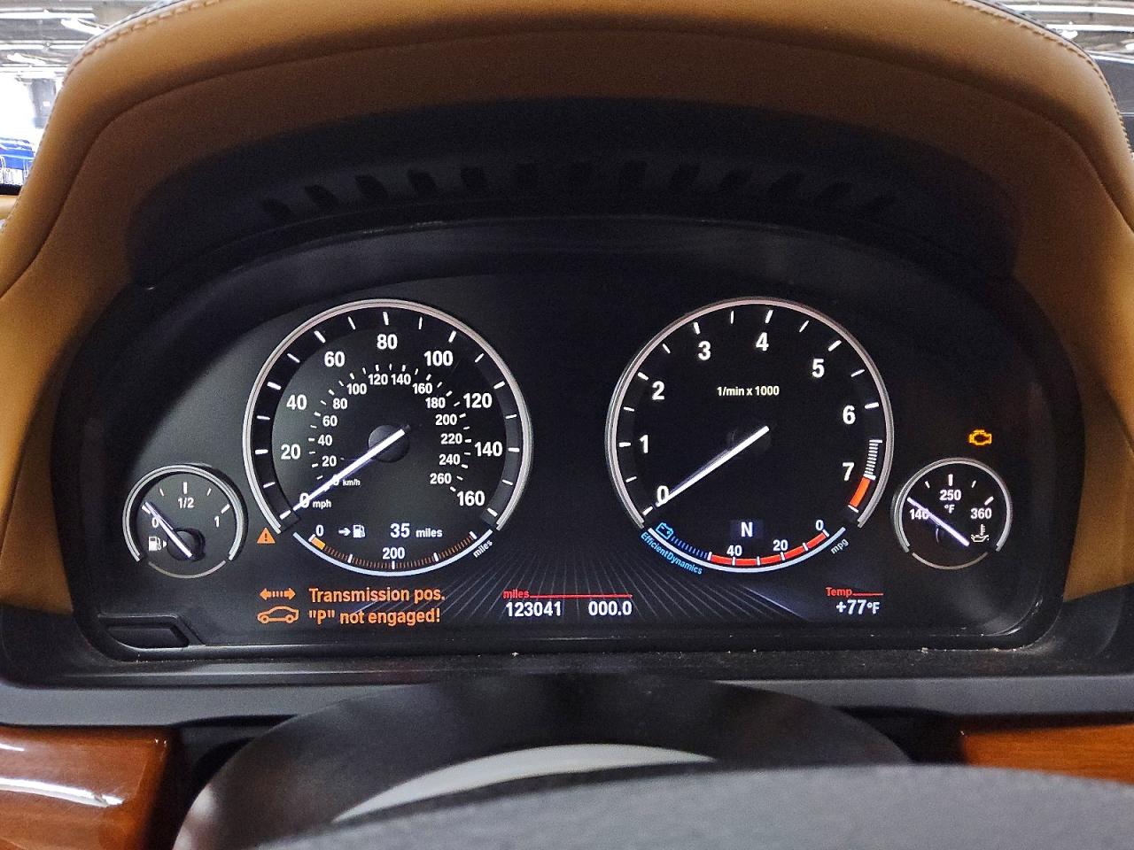 2013 Bmw 750 Xi Black vin: WBAYB6C56DC998261