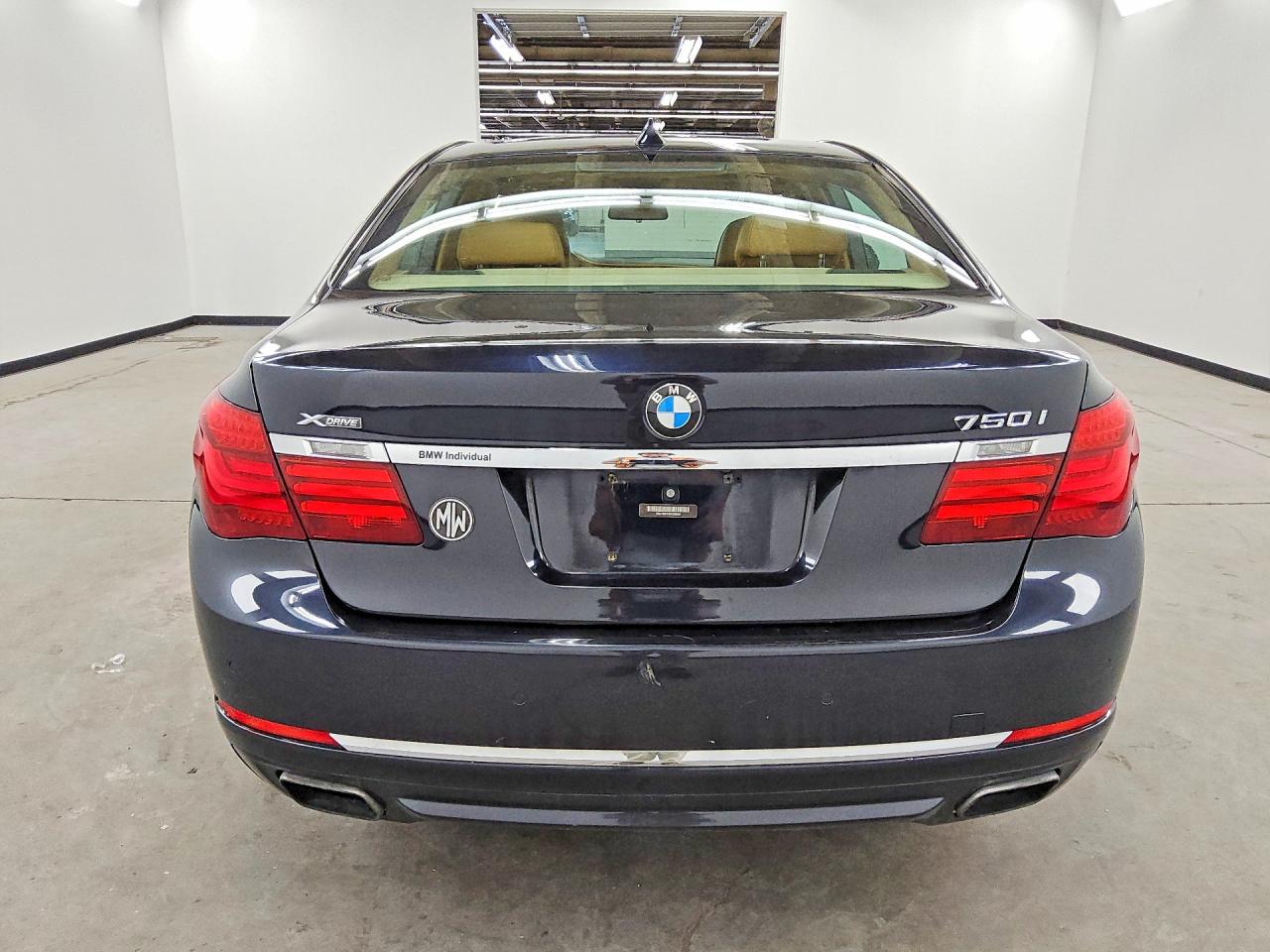 2013 Bmw 750 Xi Black vin: WBAYB6C56DC998261