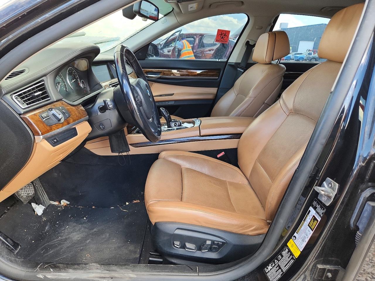 2013 Bmw 750 Xi Black vin: WBAYB6C57DC998107