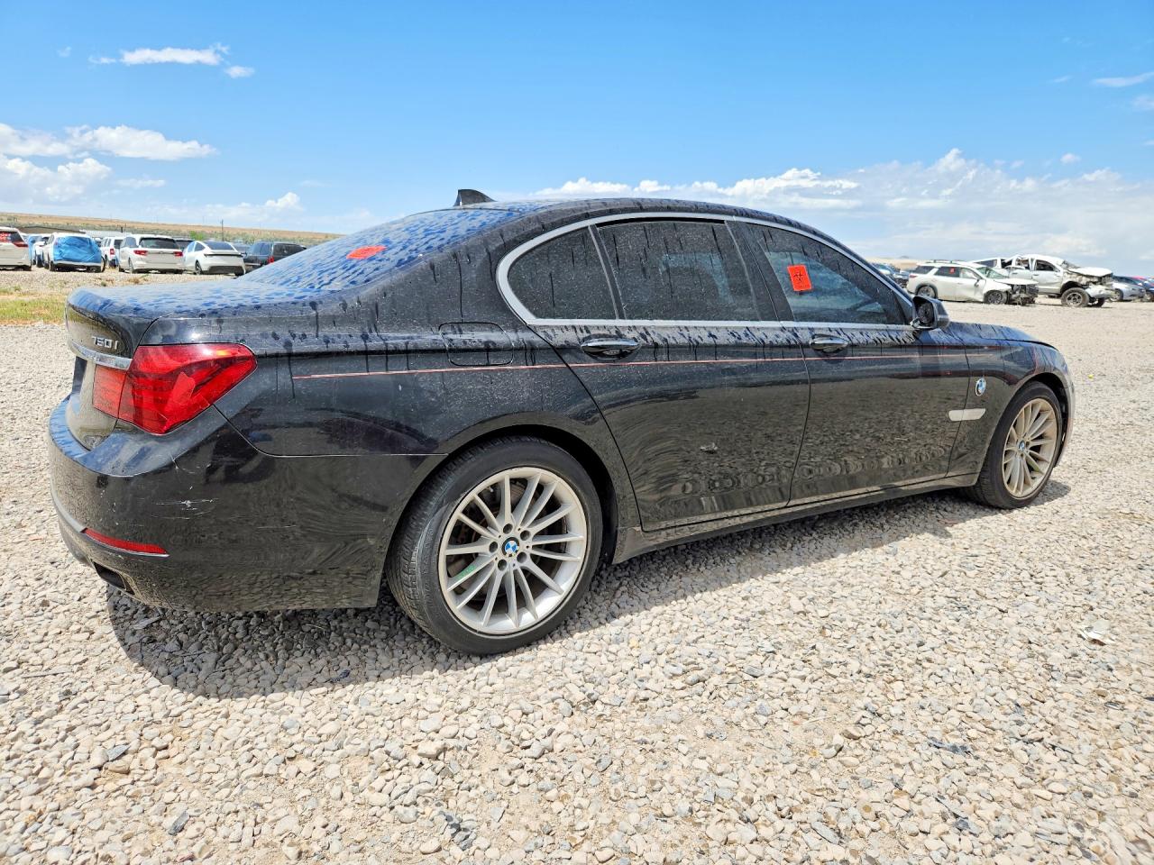 2013 Bmw 750 Xi Black vin: WBAYB6C57DC998107