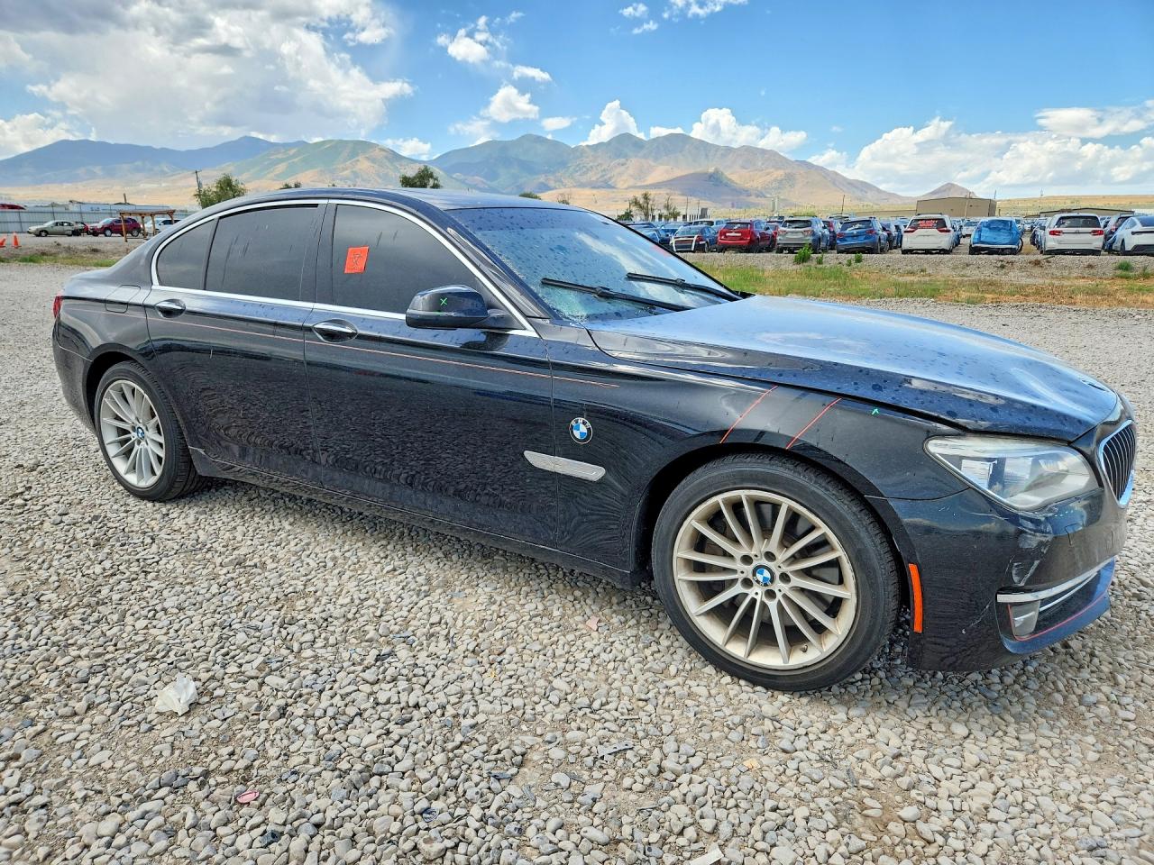 2013 Bmw 750 Xi Black vin: WBAYB6C57DC998107