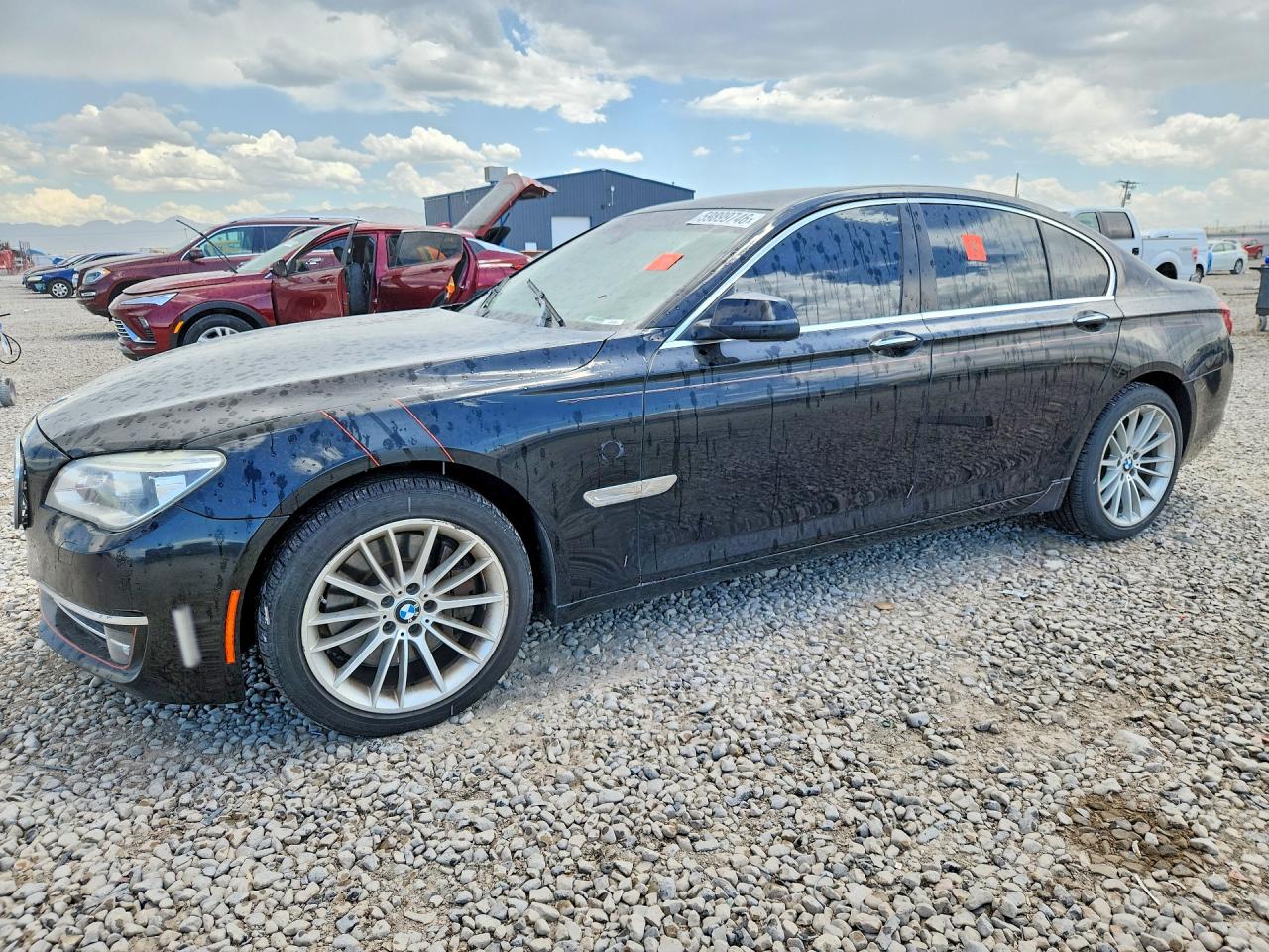 2013 Bmw 750 Xi Black vin: WBAYB6C57DC998107