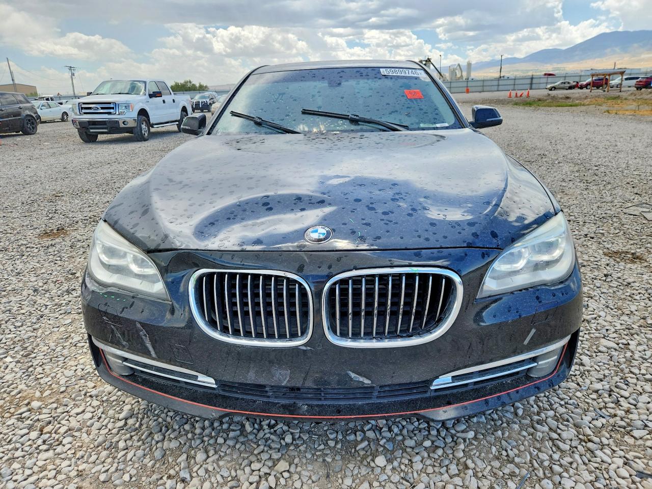 2013 Bmw 750 Xi Black vin: WBAYB6C57DC998107