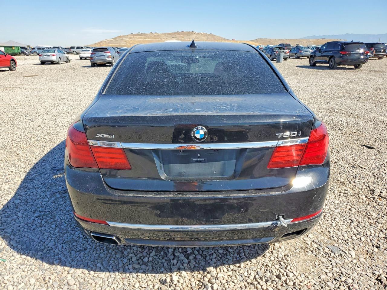 2013 Bmw 750 Xi Black vin: WBAYB6C57DC998107
