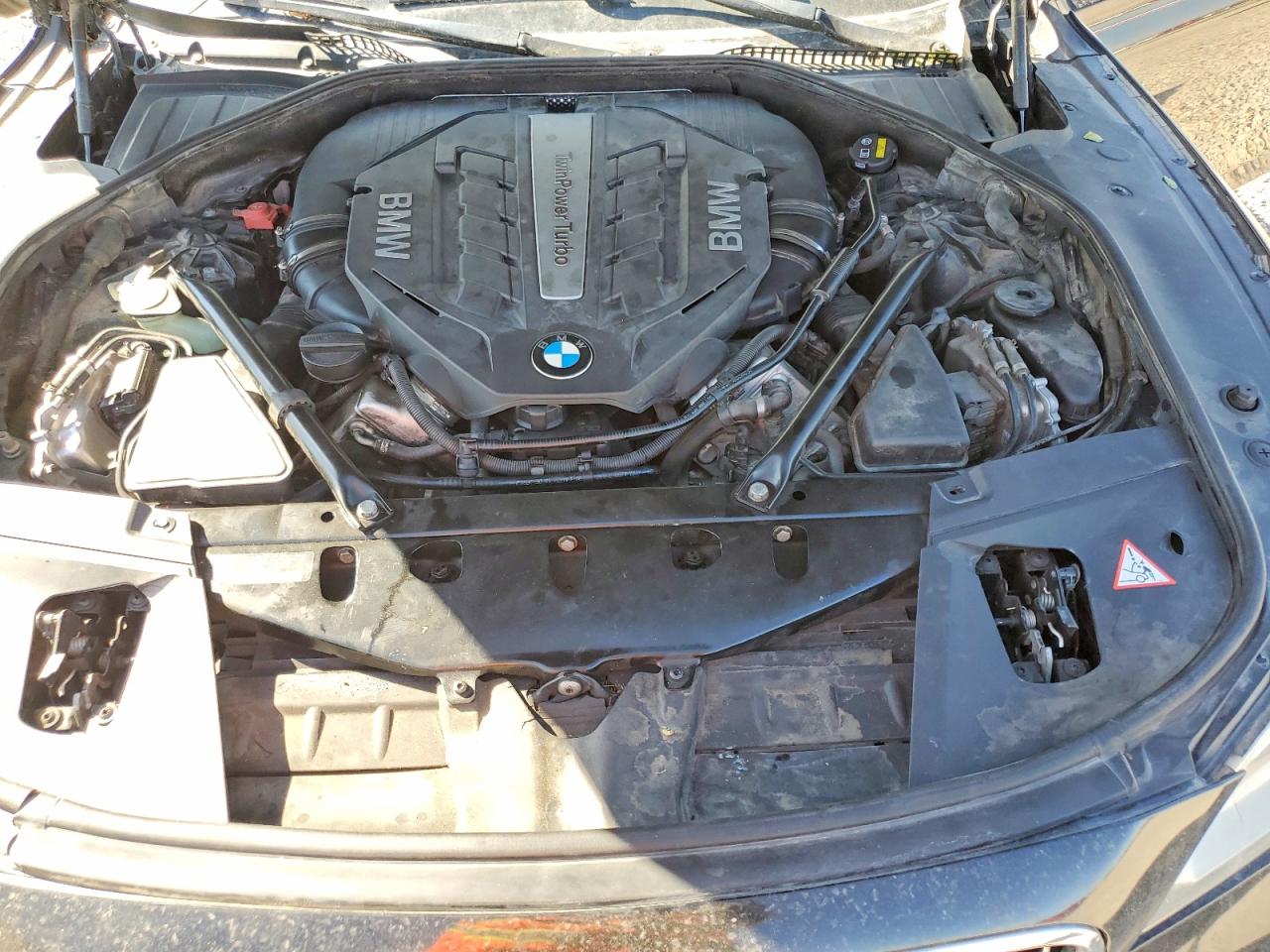 2013 Bmw 750 Xi Black vin: WBAYB6C57DC998107