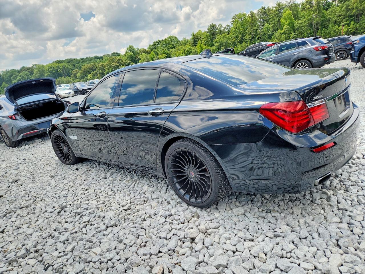 2013 Bmw 750 Xi Black vin: WBAYB6C57DD223560