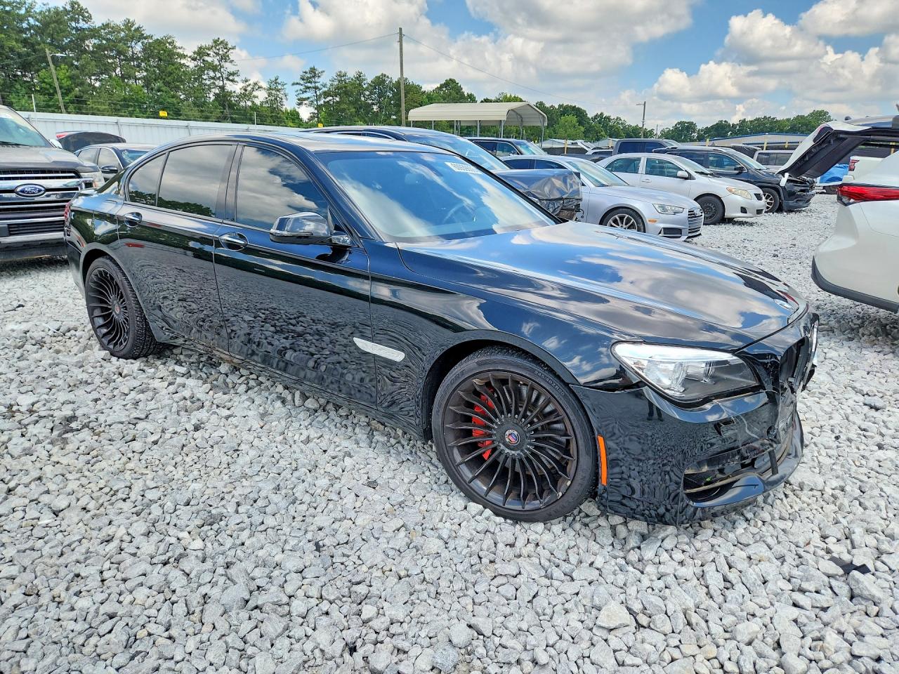 2013 Bmw 750 Xi Black vin: WBAYB6C57DD223560