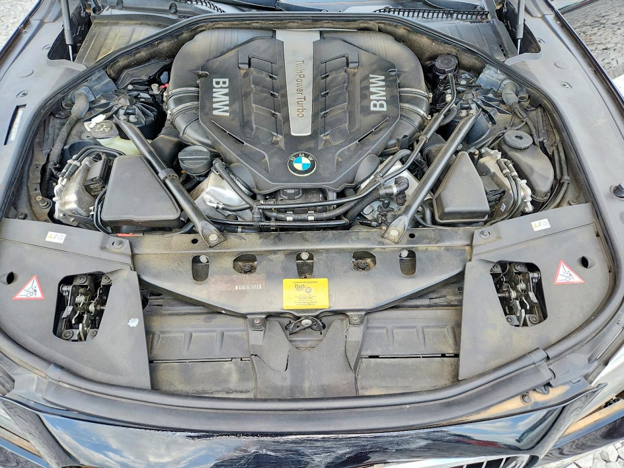 2013 Bmw 750 Xi Black vin: WBAYB6C57DD223560