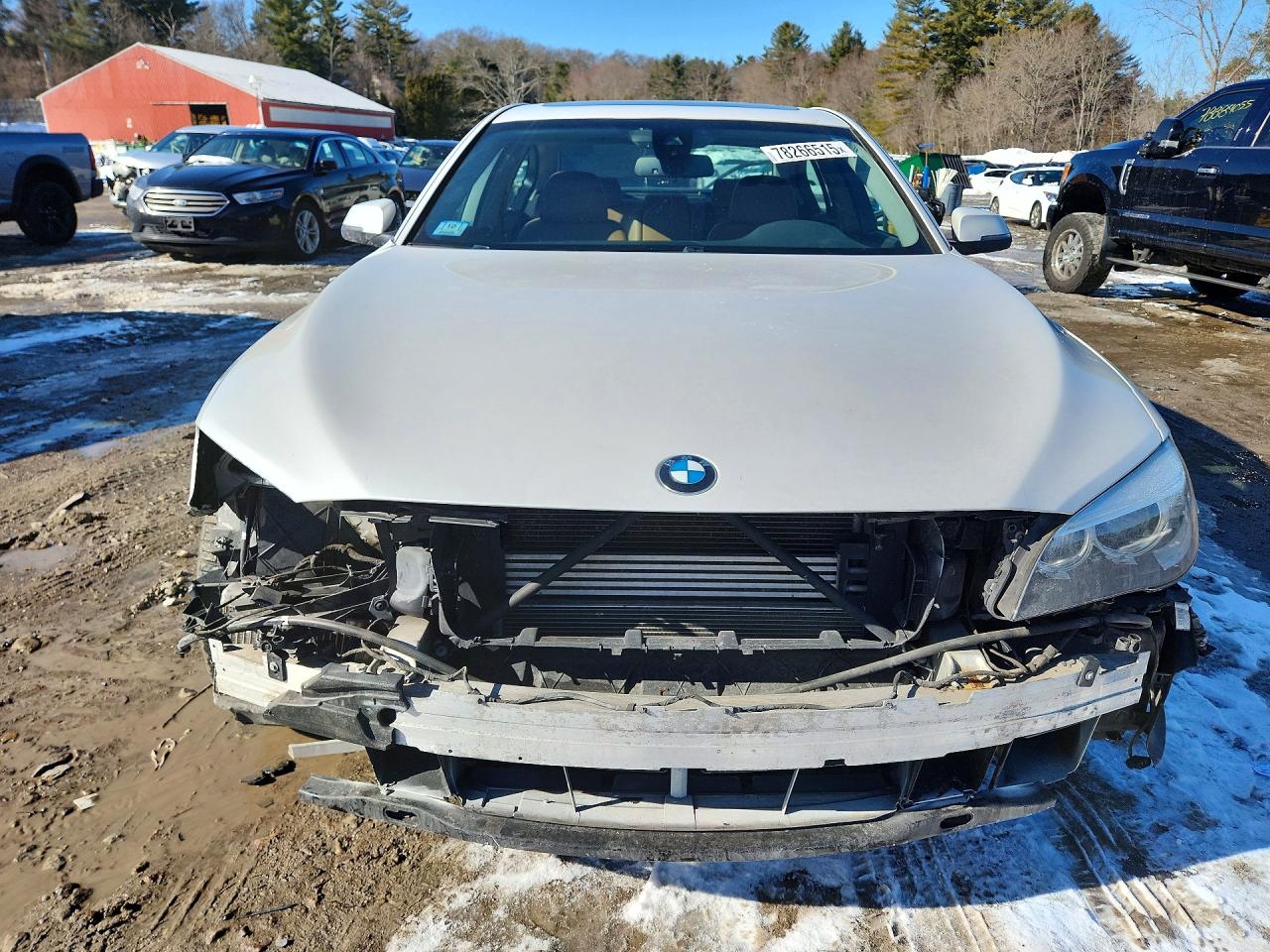 2013 Bmw 750 Xi White vin: WBAYB6C58DD223664