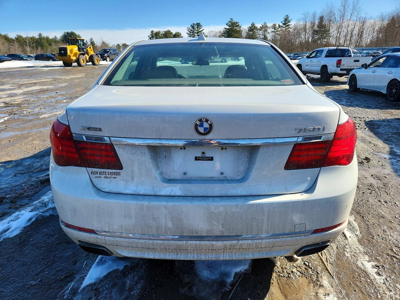 2013 Bmw 750 Xi White vin: WBAYB6C58DD223664