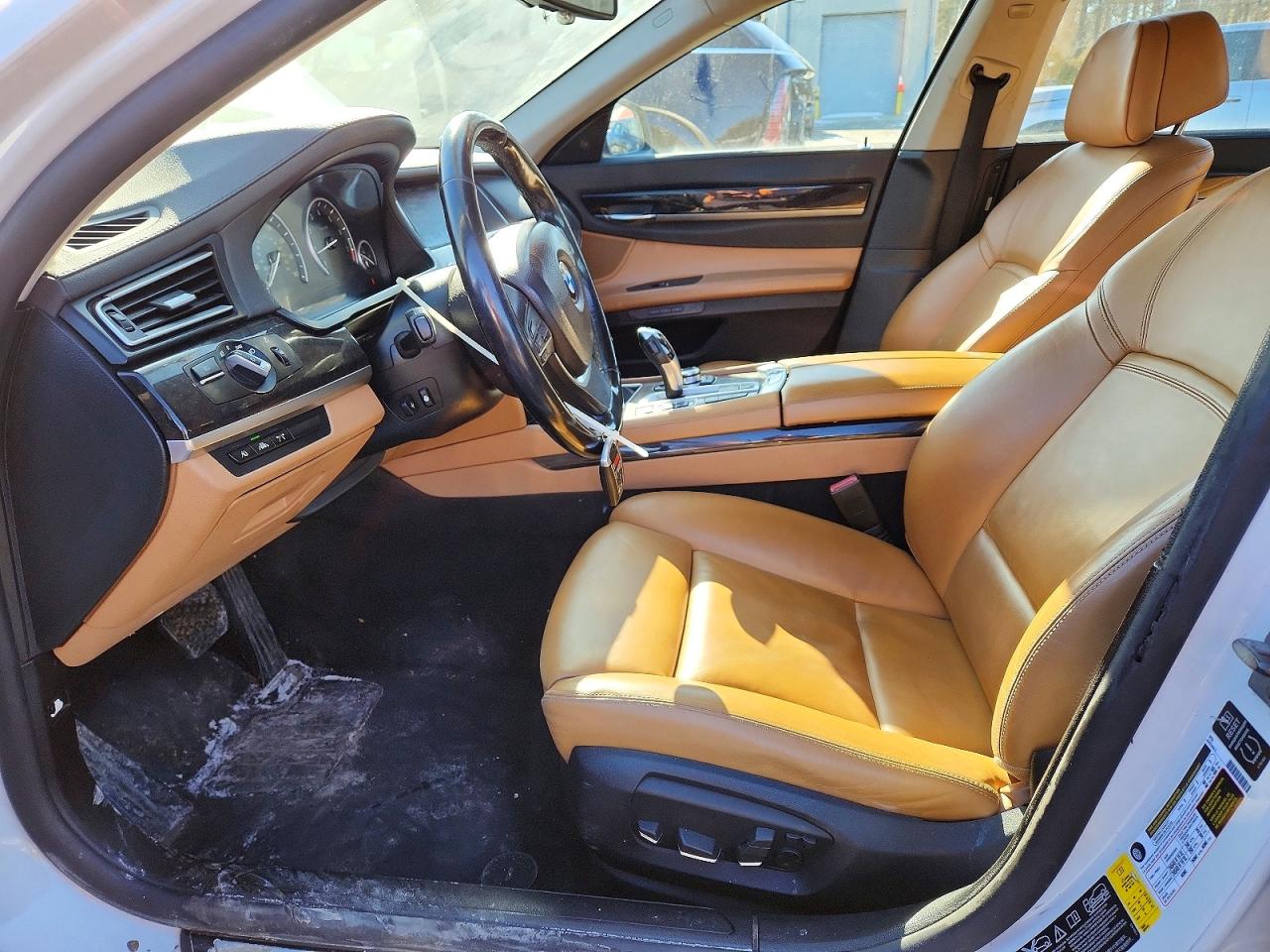 2013 Bmw 750 Xi White vin: WBAYB6C58DD223664