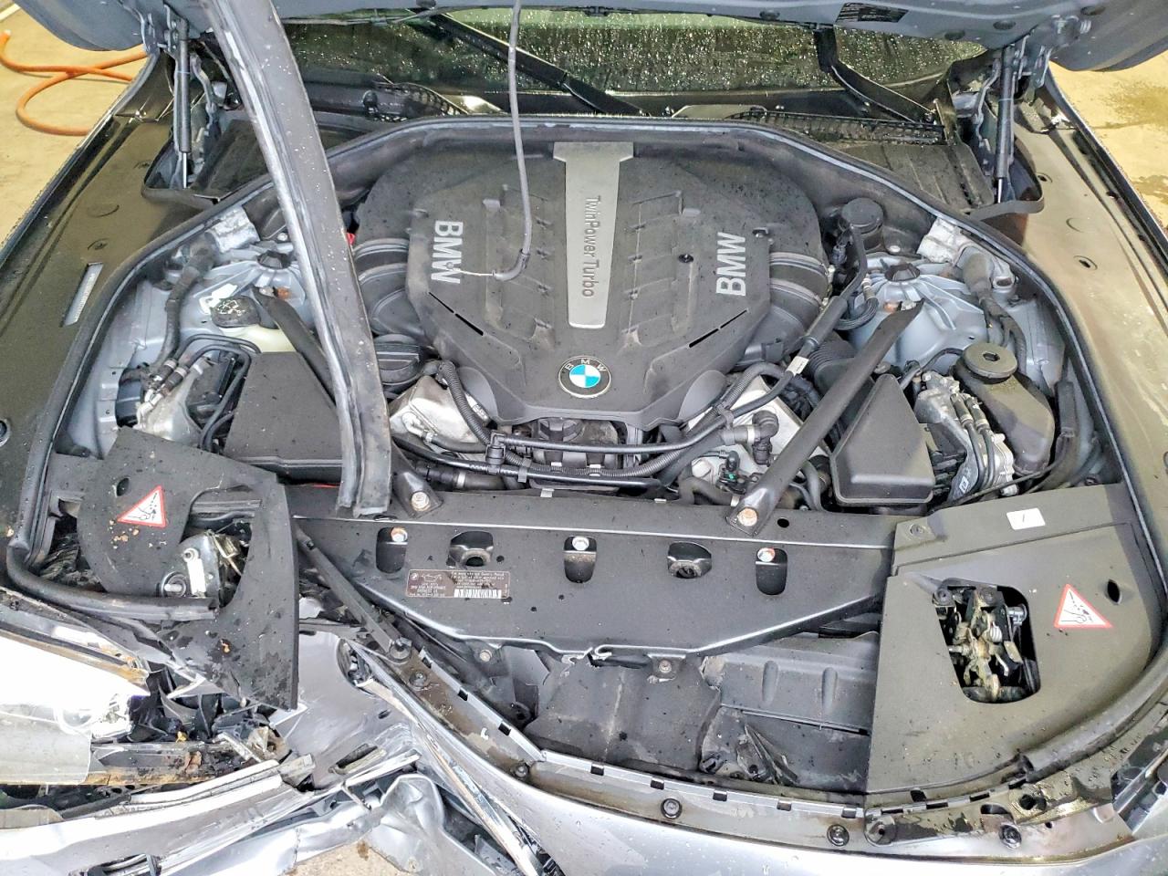 2013 Bmw 750 Xi Gray vin: WBAYB6C58DD223728