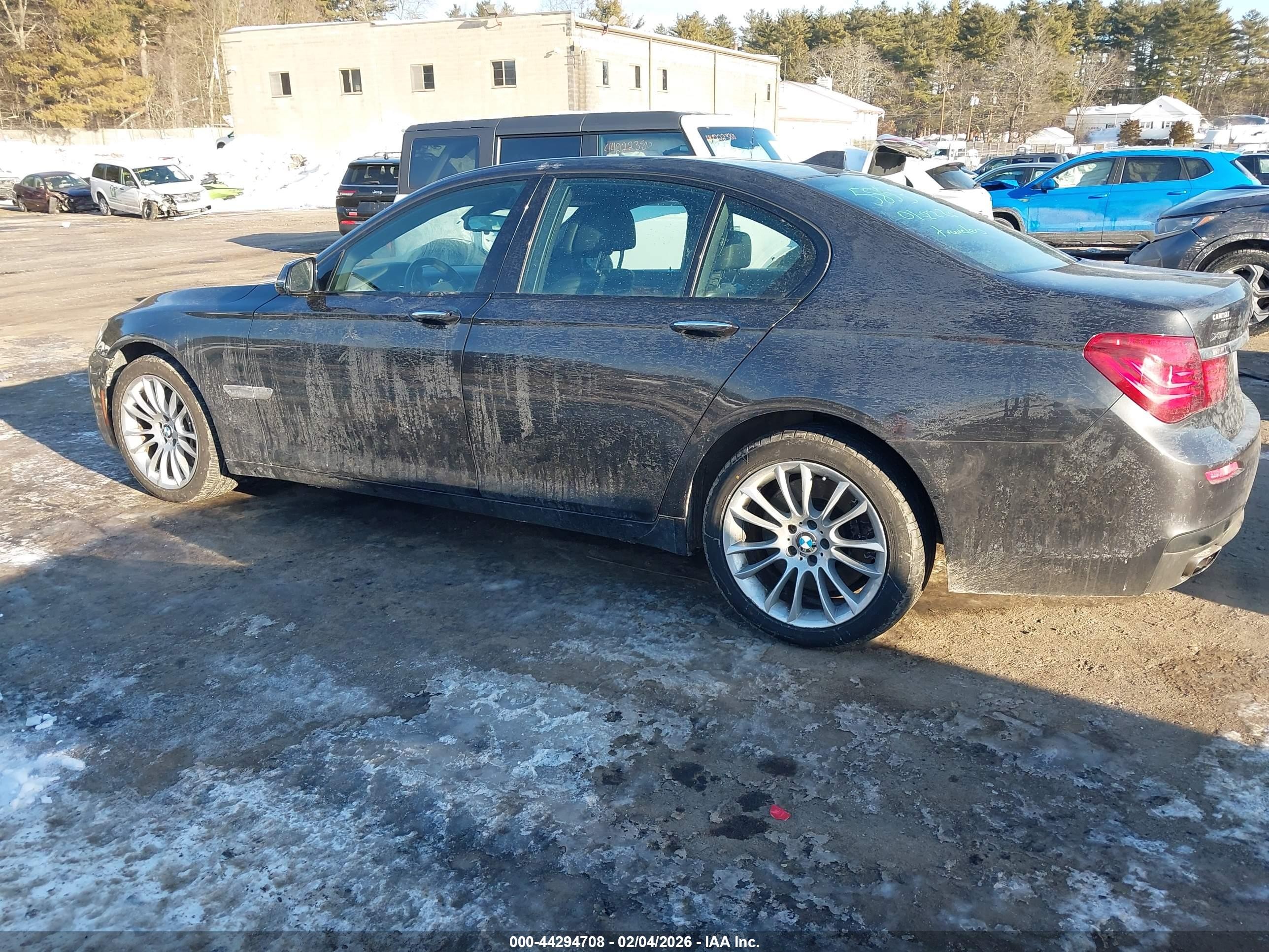 2015 Bmw 750i Xdrive Серый vin: WBAYB6C58FD966196