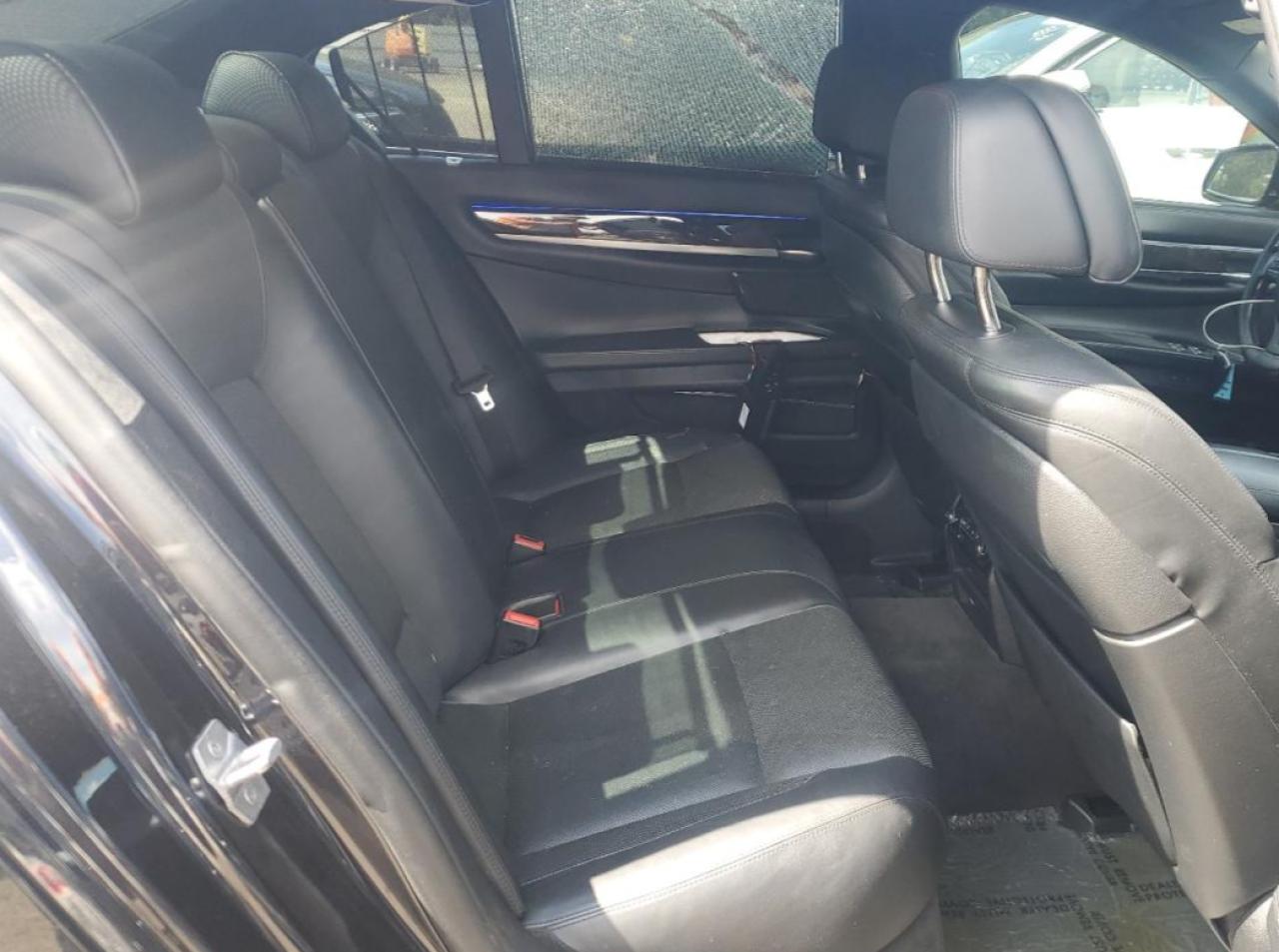 2014 Bmw 750 Xi Blue vin: WBAYB6C59ED225179