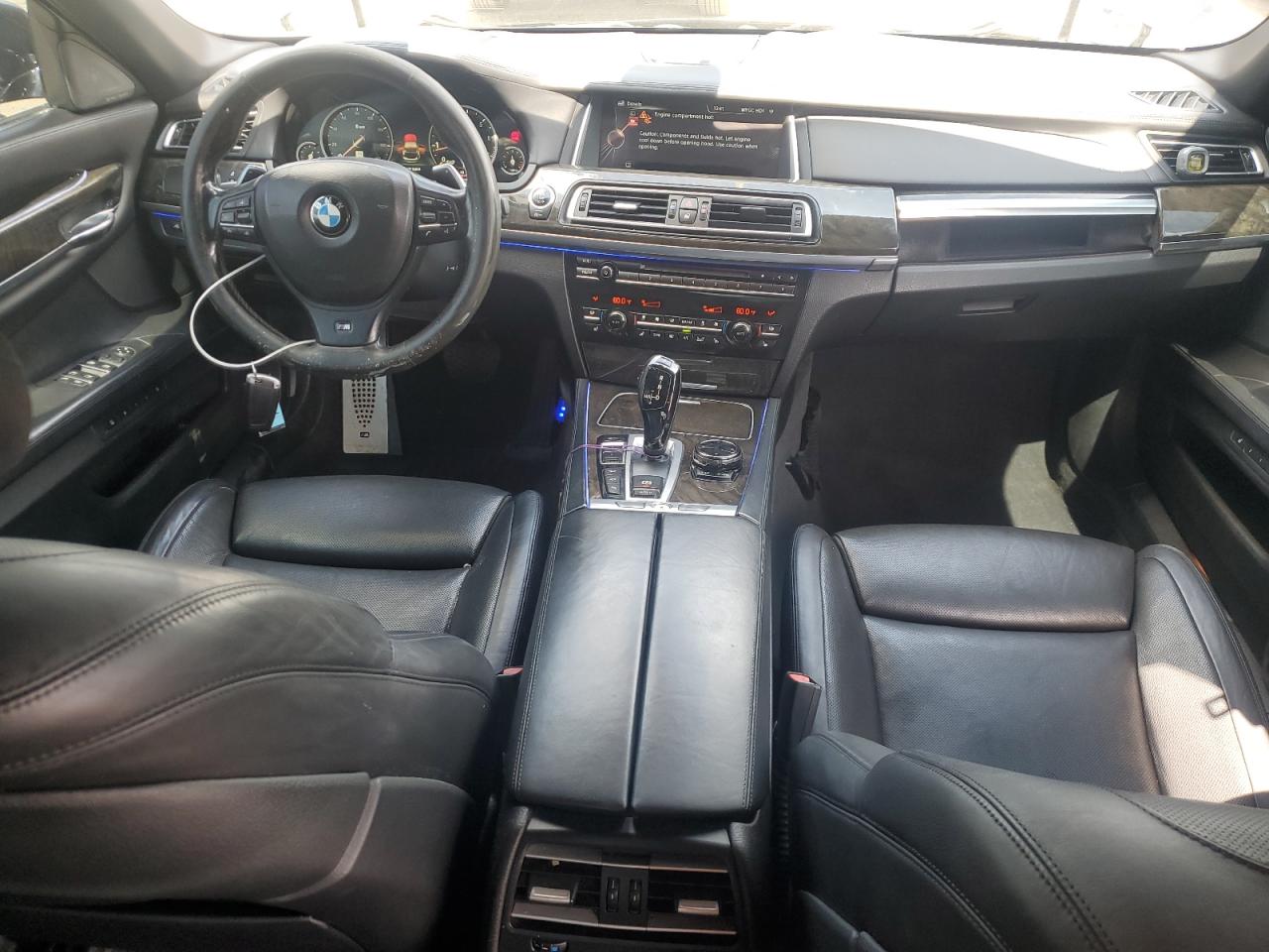 2014 Bmw 750 Xi Blue vin: WBAYB6C59ED225179
