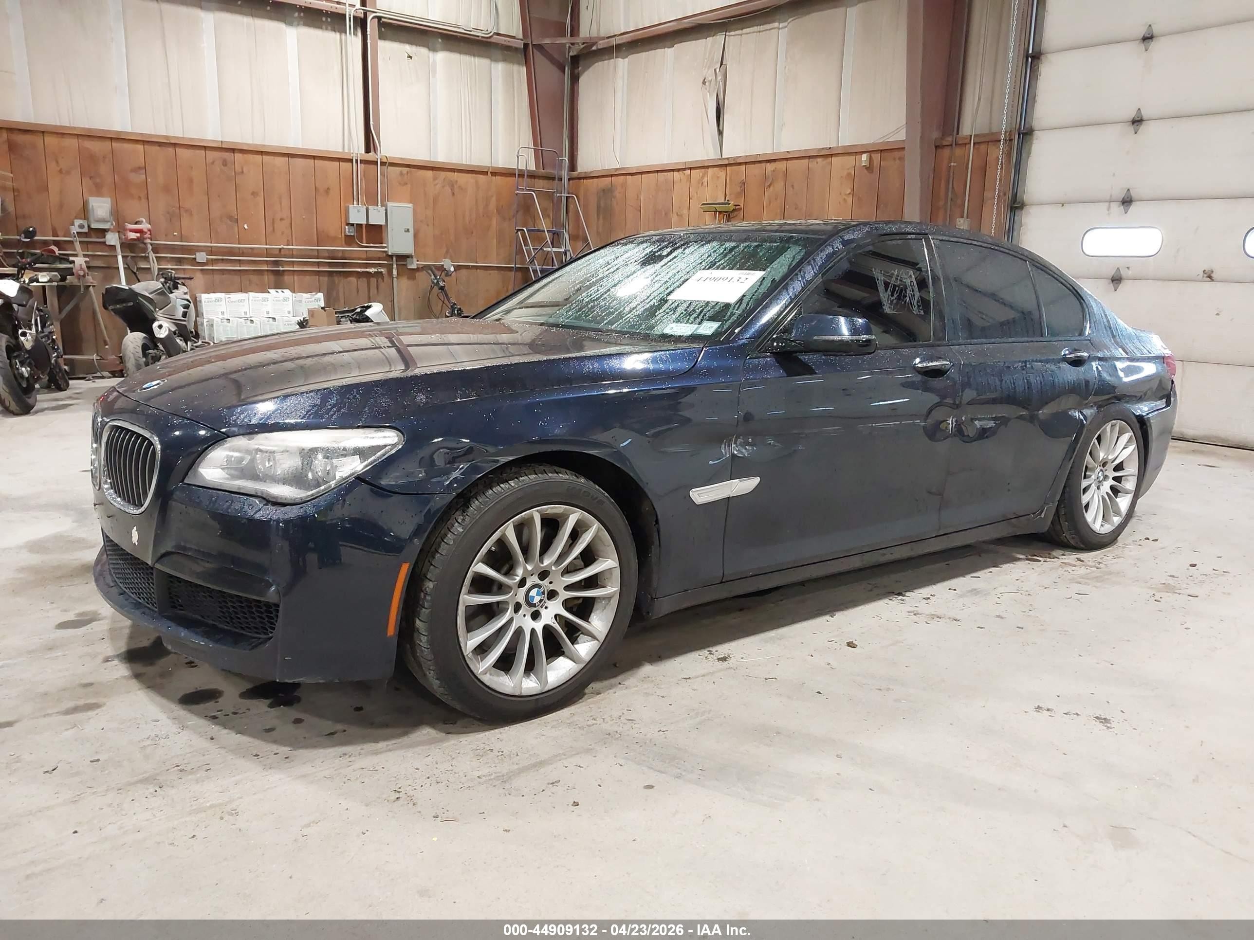 2015 Bmw 750i Xdrive Dark Blue vin: WBAYB6C59FD966126