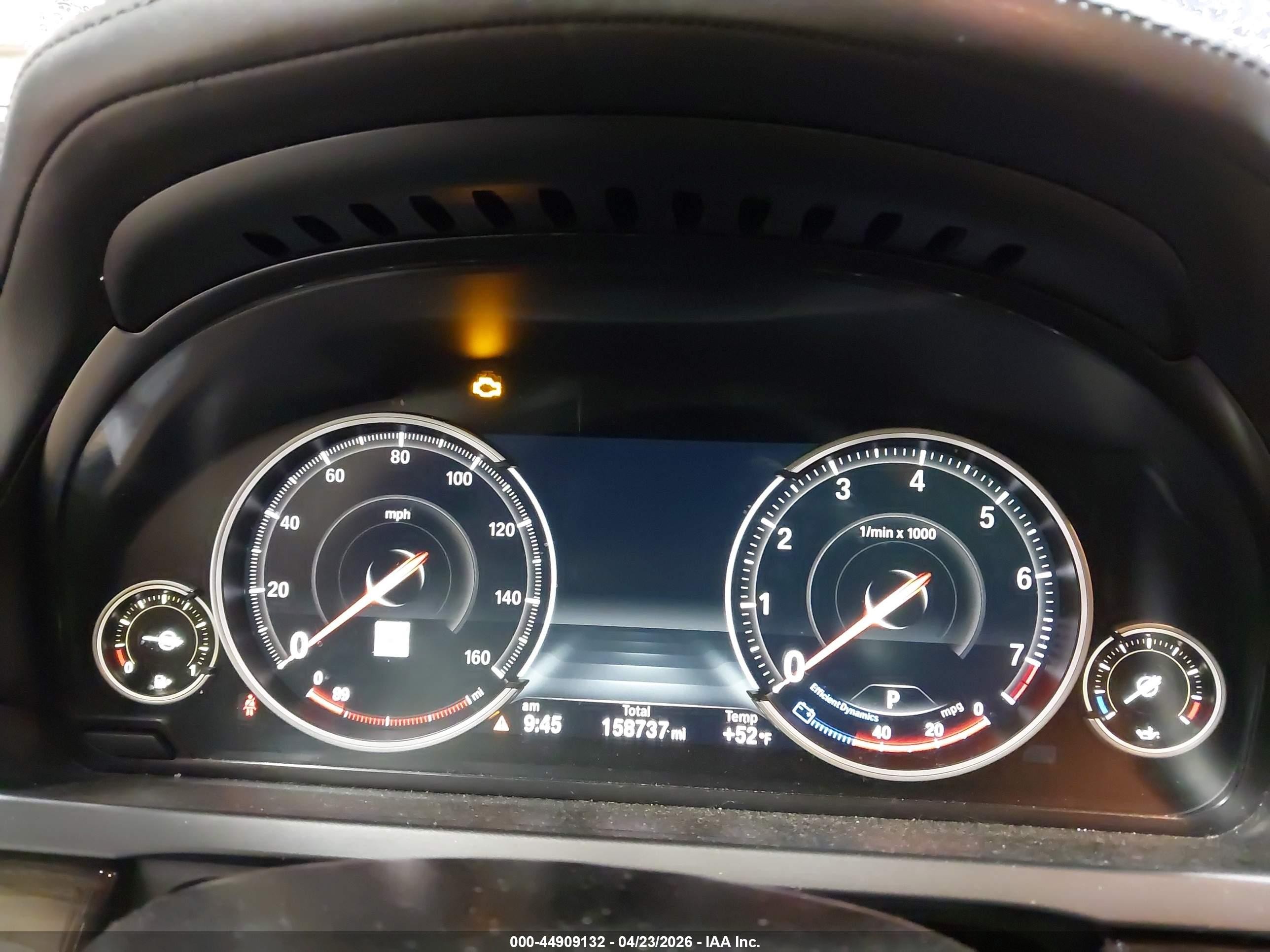 2015 Bmw 750i Xdrive Dark Blue vin: WBAYB6C59FD966126