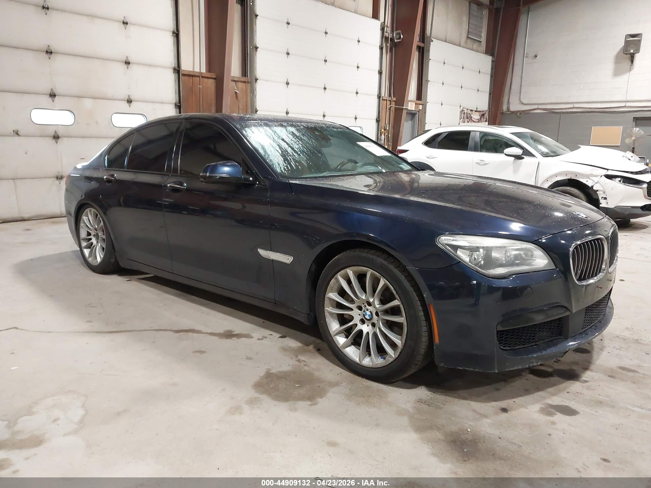 2015 Bmw 750i Xdrive Dark Blue vin: WBAYB6C59FD966126
