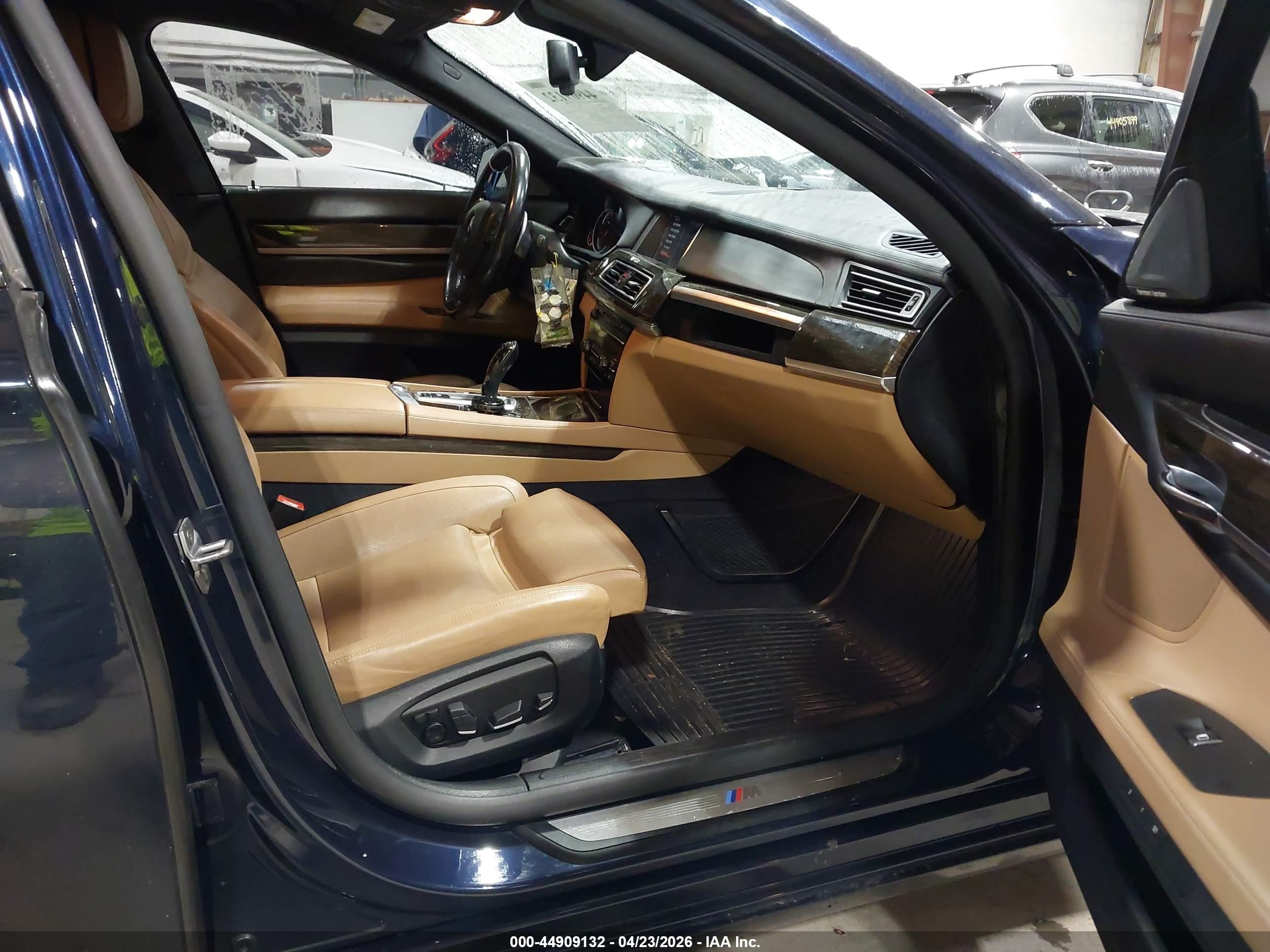 2015 Bmw 750i Xdrive Dark Blue vin: WBAYB6C59FD966126