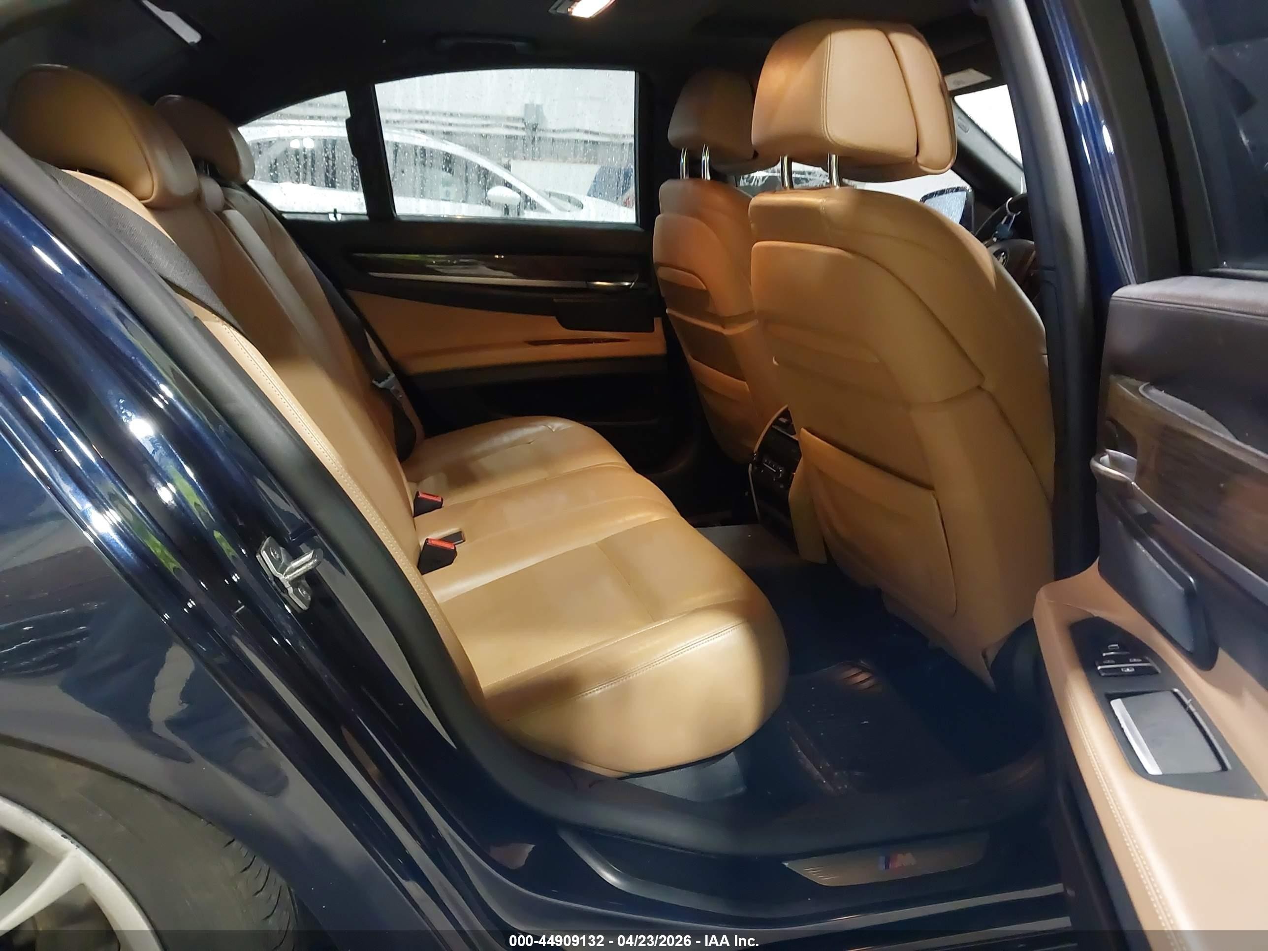2015 Bmw 750i Xdrive Dark Blue vin: WBAYB6C59FD966126