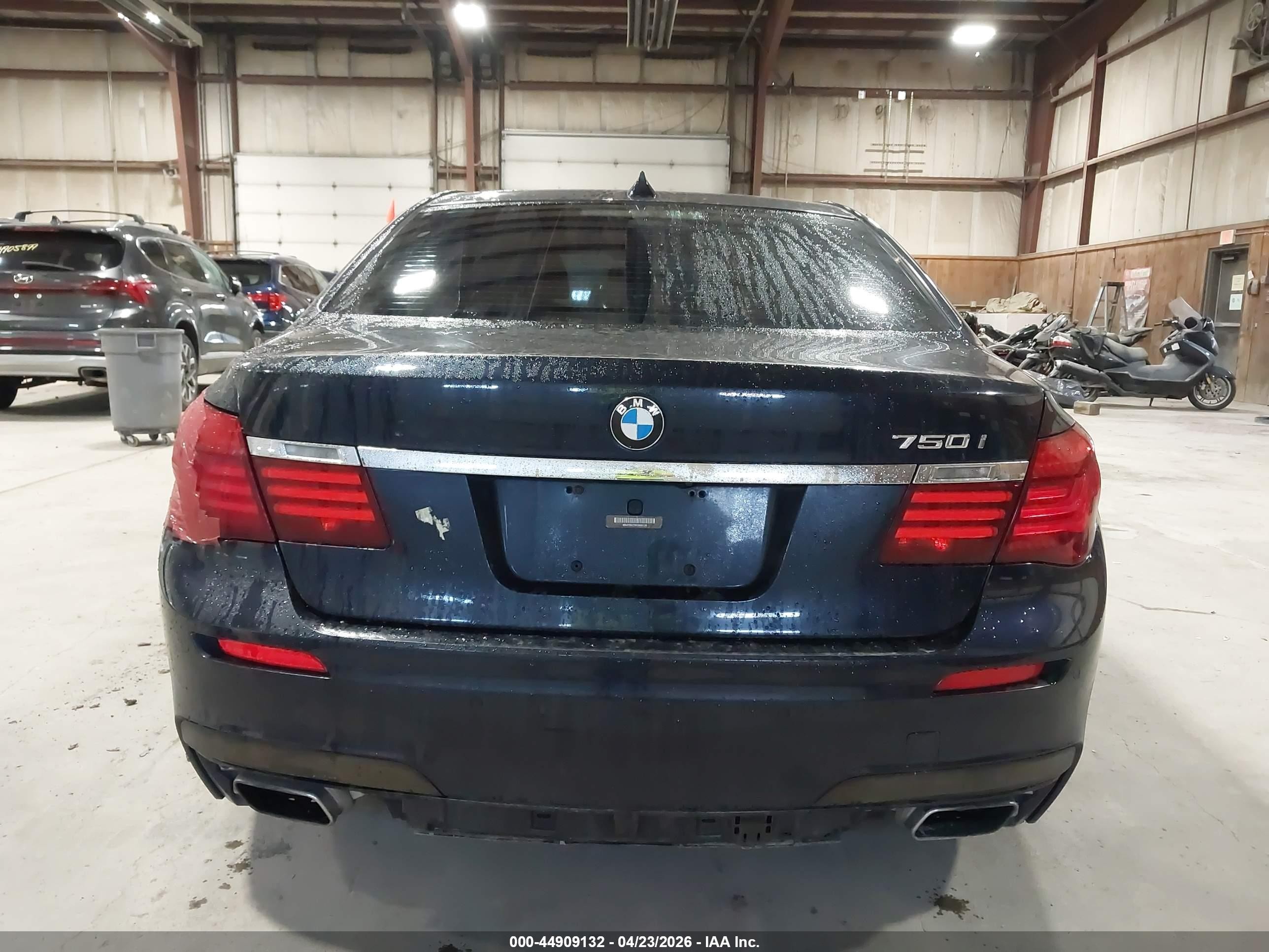 2015 Bmw 750i Xdrive Dark Blue vin: WBAYB6C59FD966126