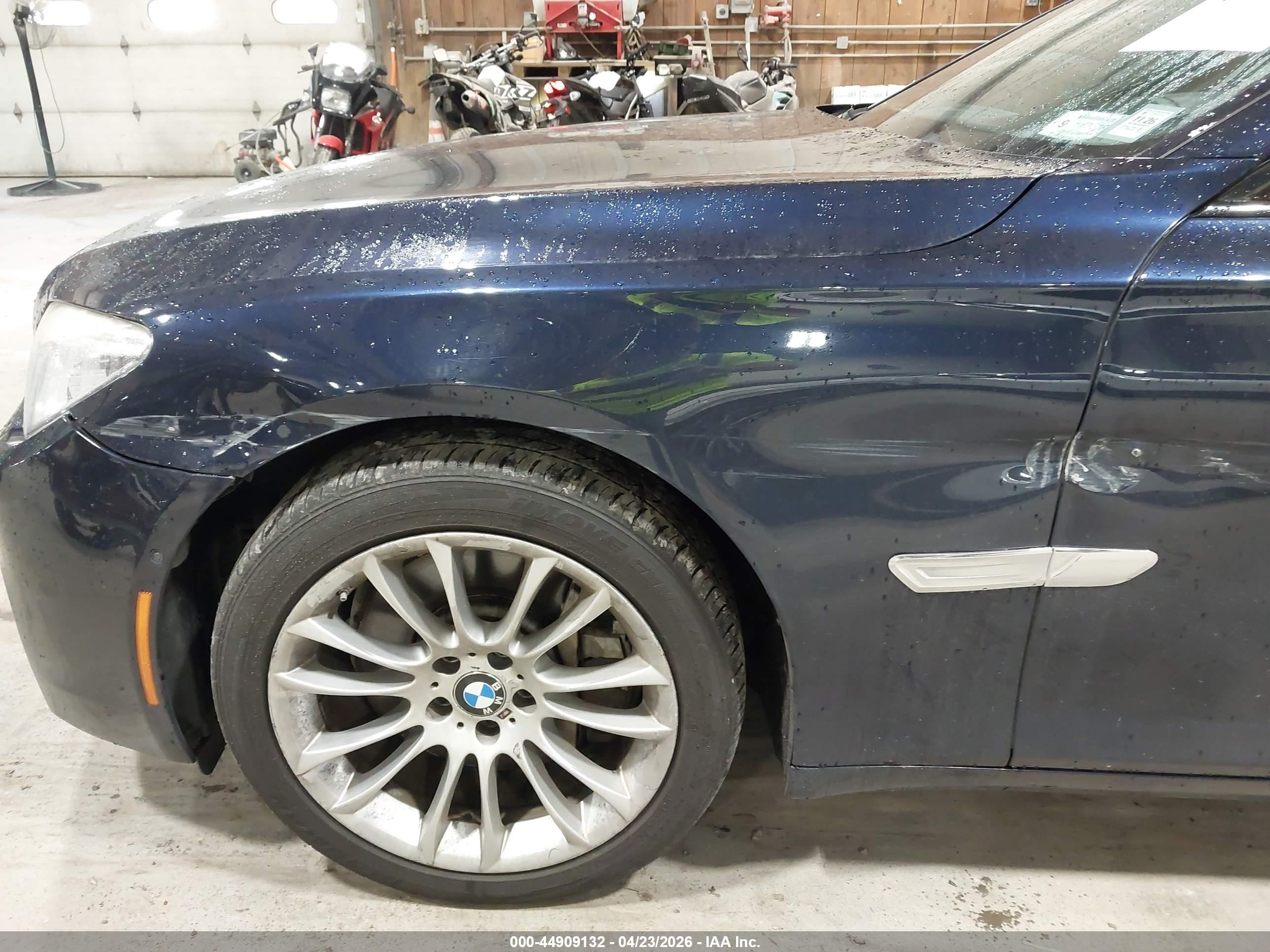 2015 Bmw 750i Xdrive Dark Blue vin: WBAYB6C59FD966126