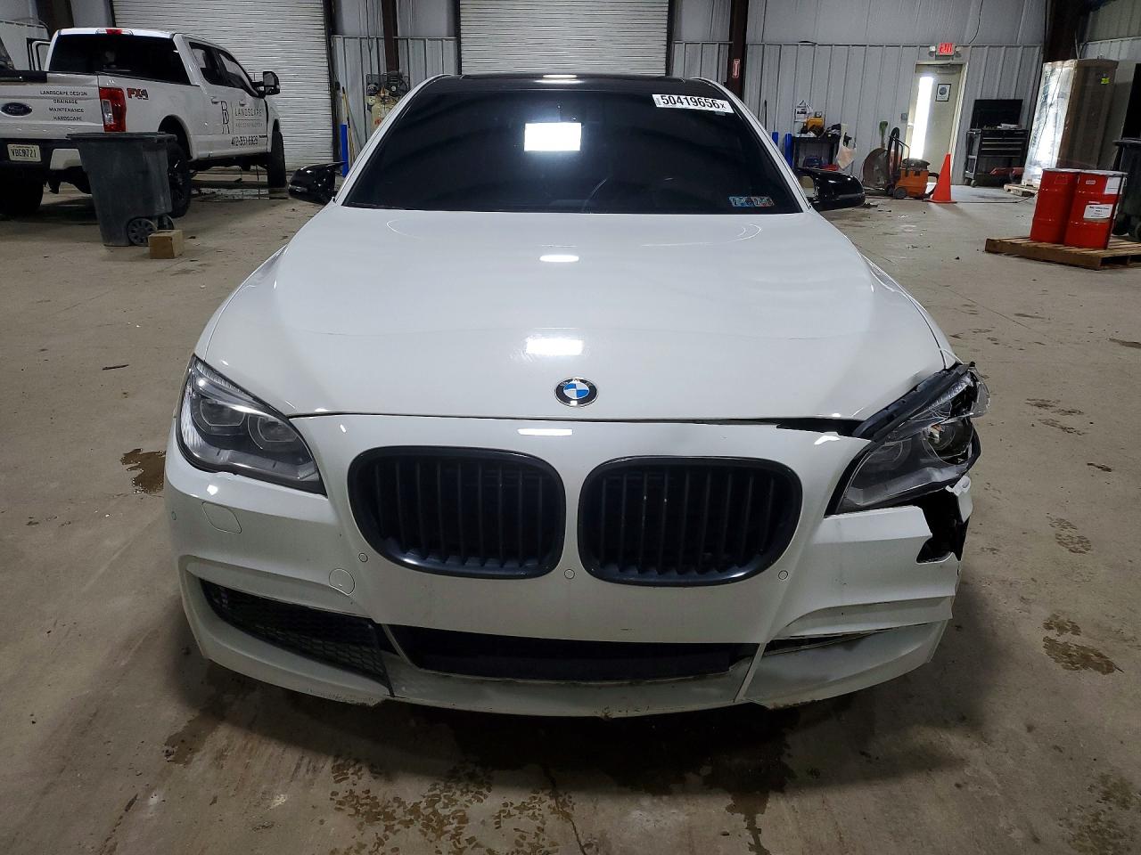 2015 Bmw 750 Xi White vin: WBAYB6C5XFG299257