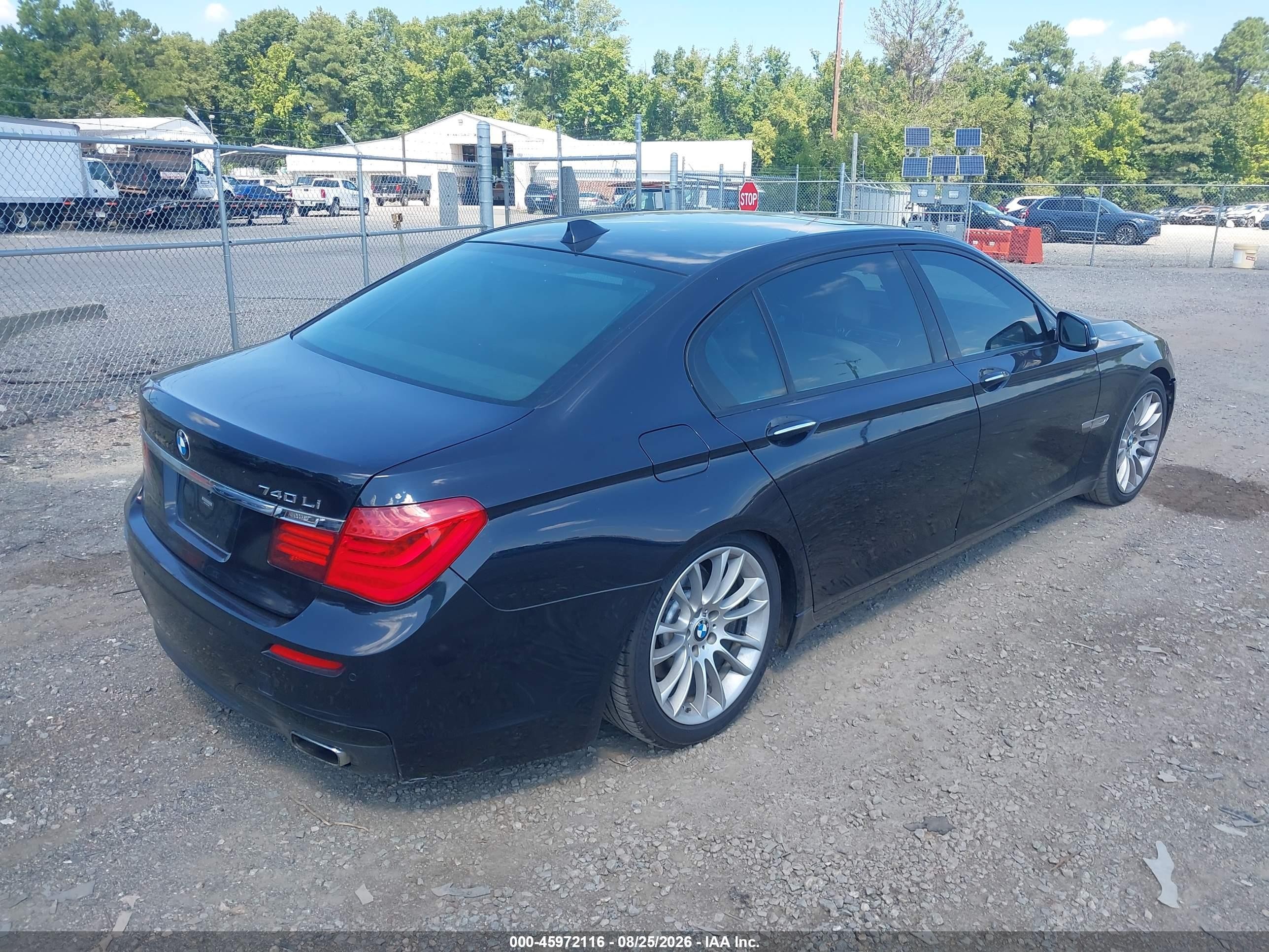 2015 Bmw 740li   Black vin: WBAYE4C50FD946908