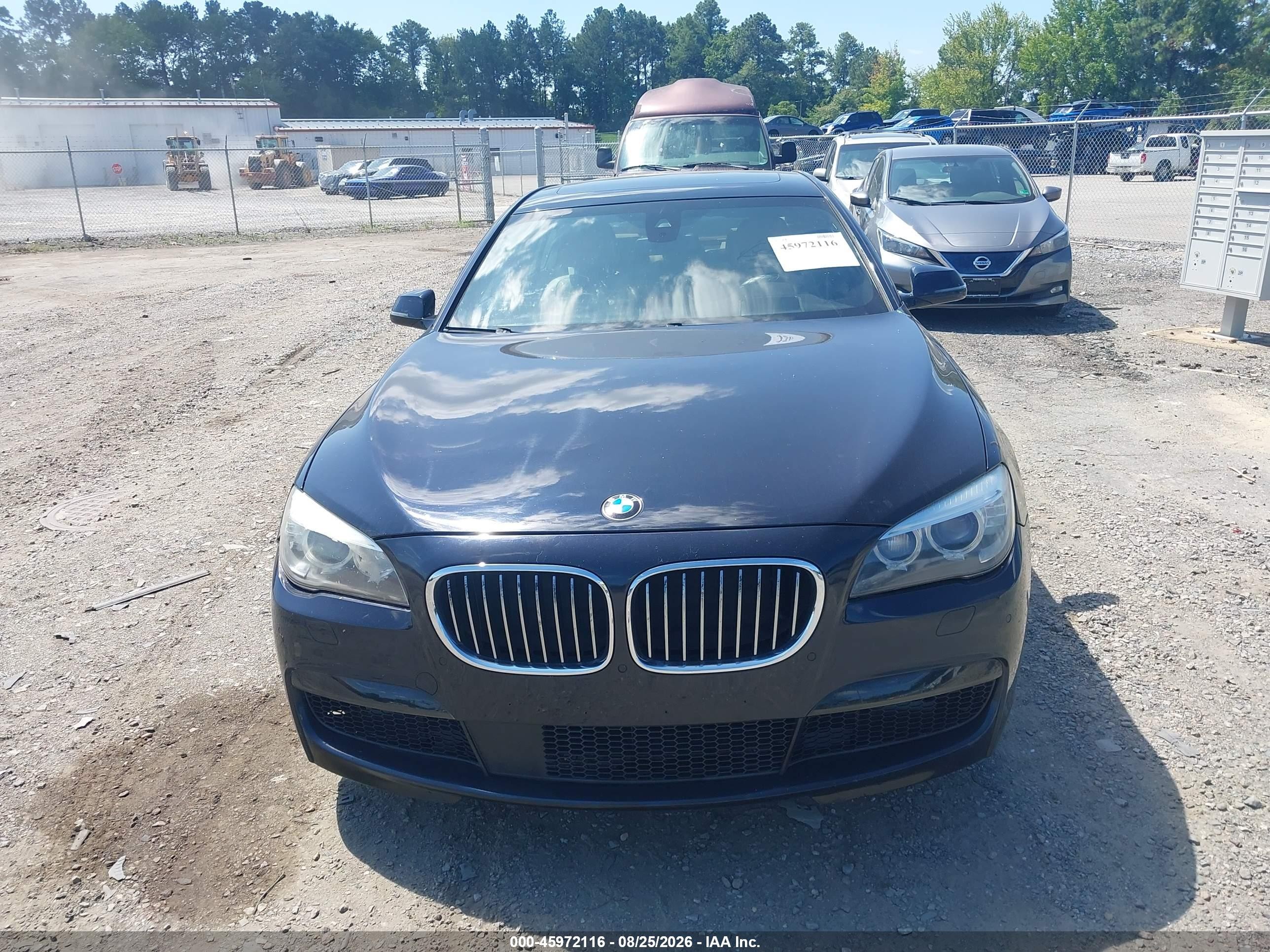 2015 Bmw 740li   Black vin: WBAYE4C50FD946908