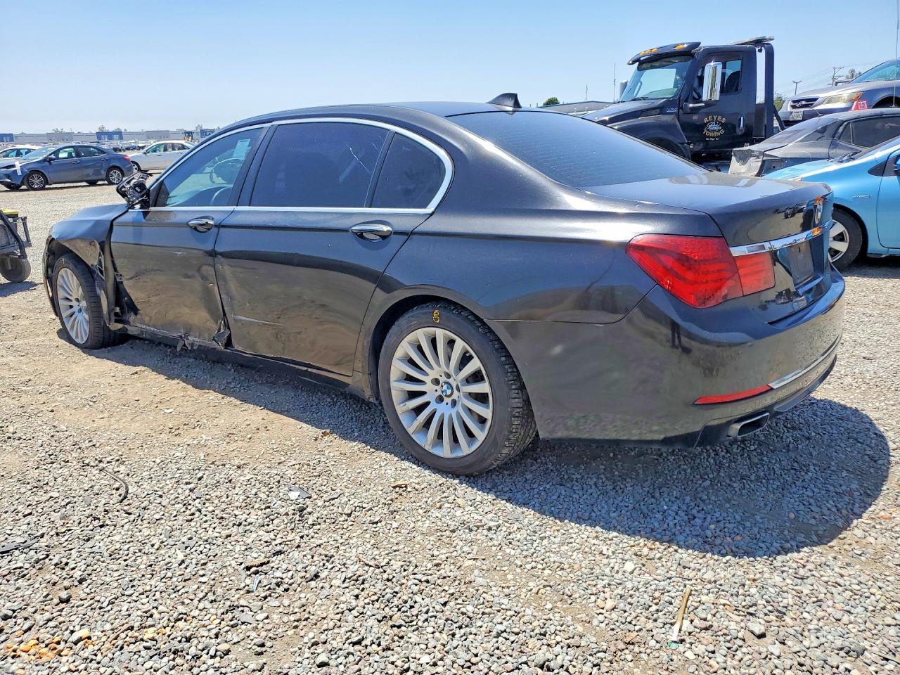 2013 Bmw 740 Li Black vin: WBAYE4C52DDW22744