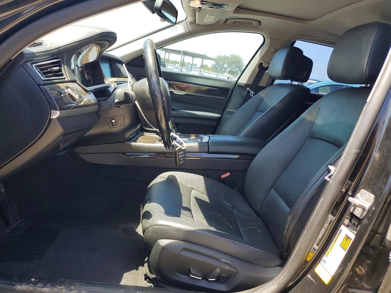 2013 Bmw 740 Li Black vin: WBAYE4C52DDW22744