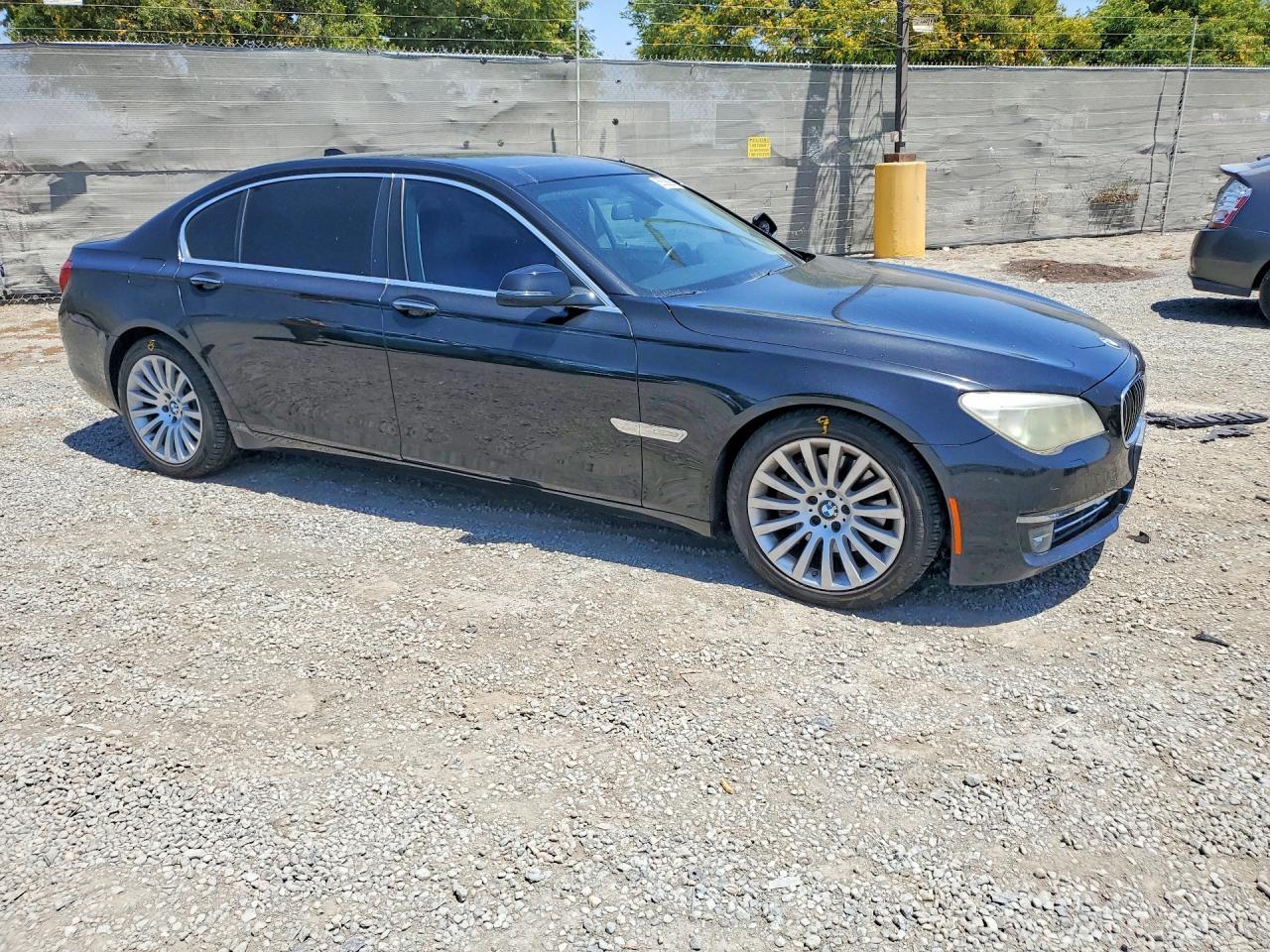 2013 Bmw 740 Li Black vin: WBAYE4C52DDW22744
