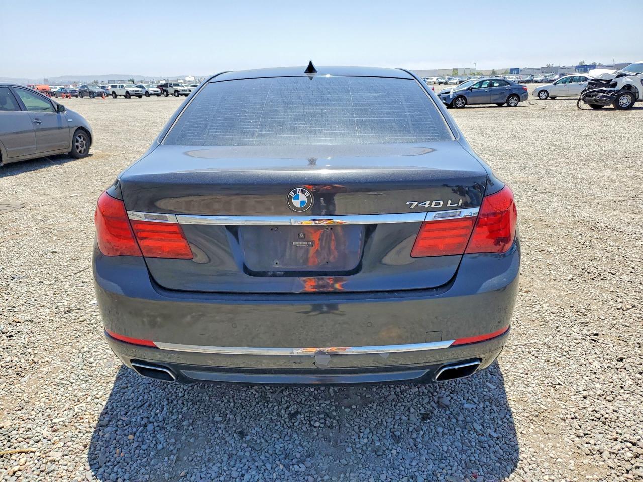 2013 Bmw 740 Li Black vin: WBAYE4C52DDW22744