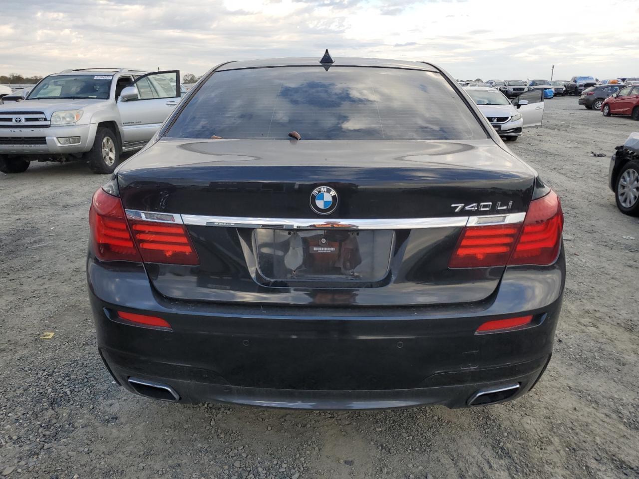 2014 Bmw 740 Li Black vin: WBAYE4C52ED138459